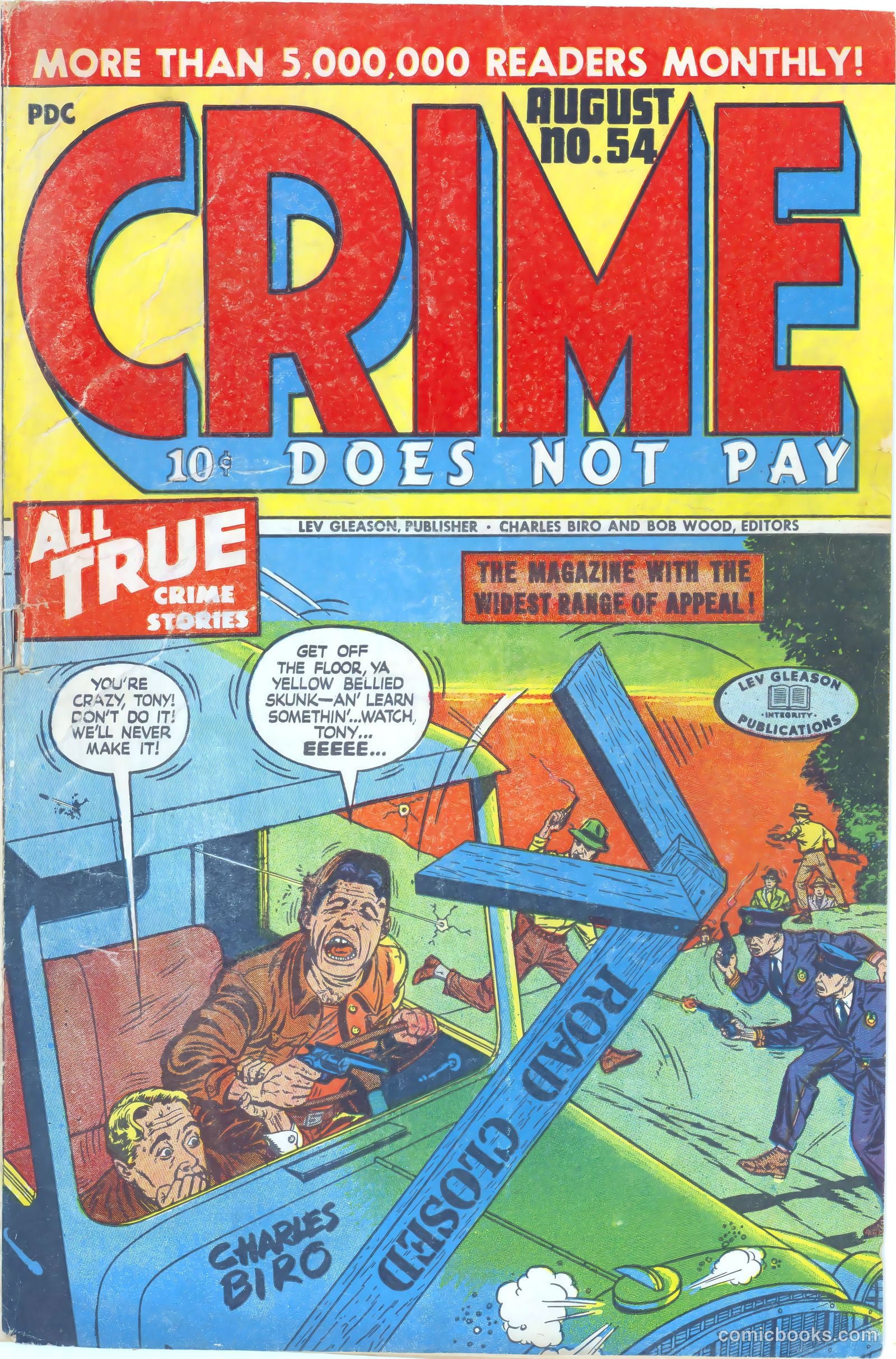 Crime Does Not Pay #54 cover