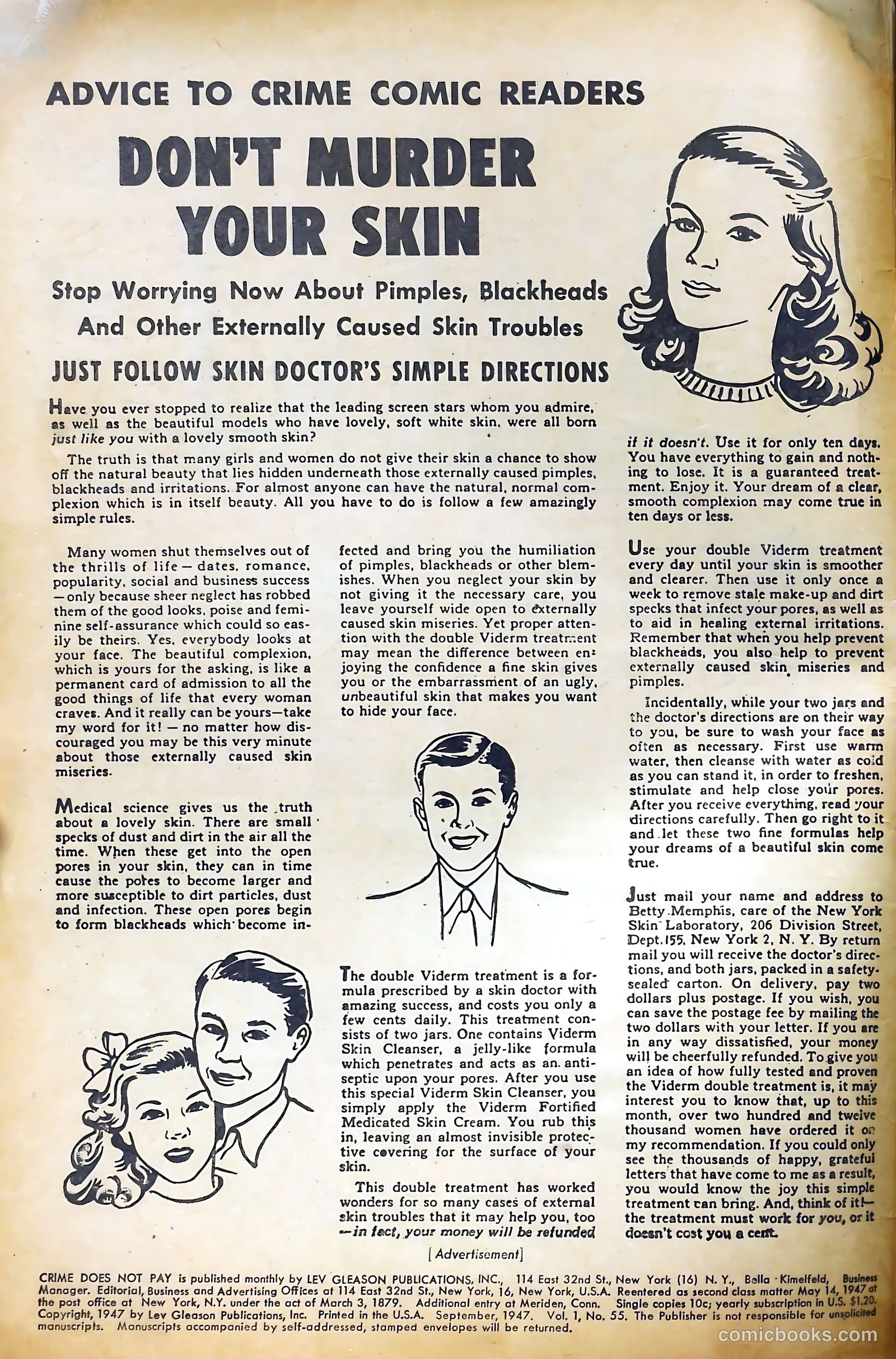 Crime Does Not Pay #55 (1947, Lev Gleason Publications, Inc.) — page 2 of 53