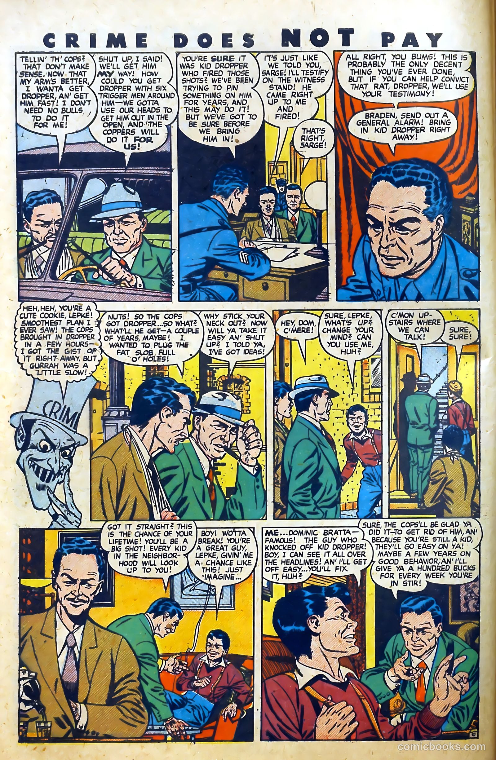 Crime Does Not Pay #55 (1947, Lev Gleason Publications, Inc.) — page 10 of 53