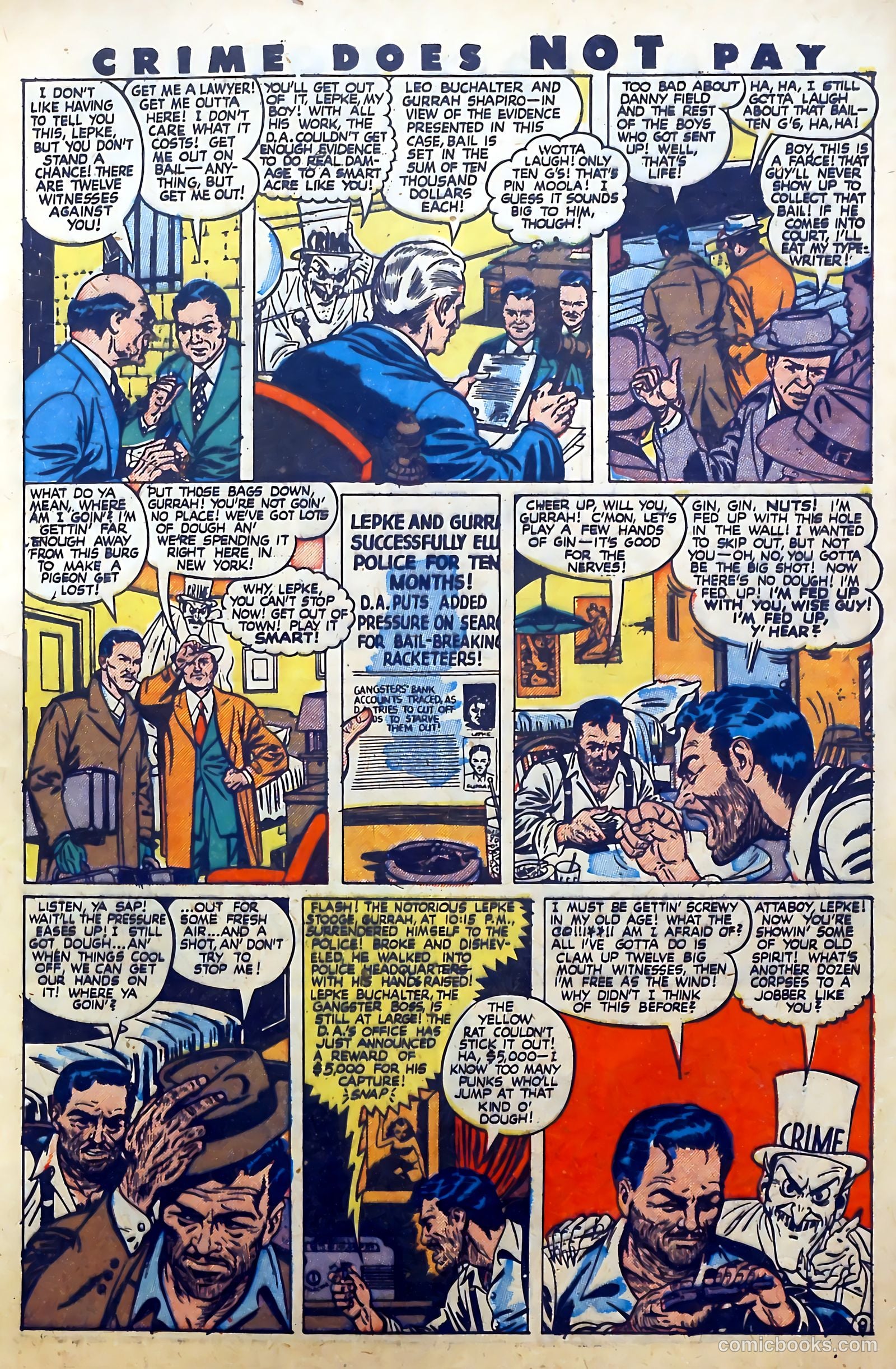 Crime Does Not Pay #55 (1947, Lev Gleason Publications, Inc.) — page 13 of 53