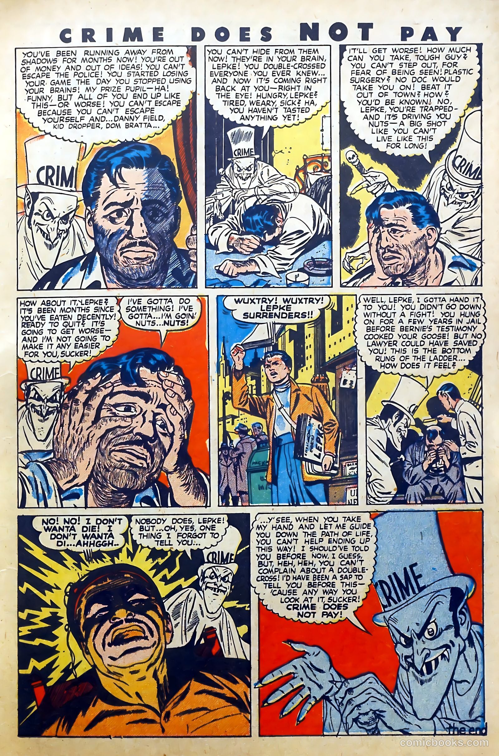 Crime Does Not Pay #55 (1947, Lev Gleason Publications, Inc.) — page 17 of 53