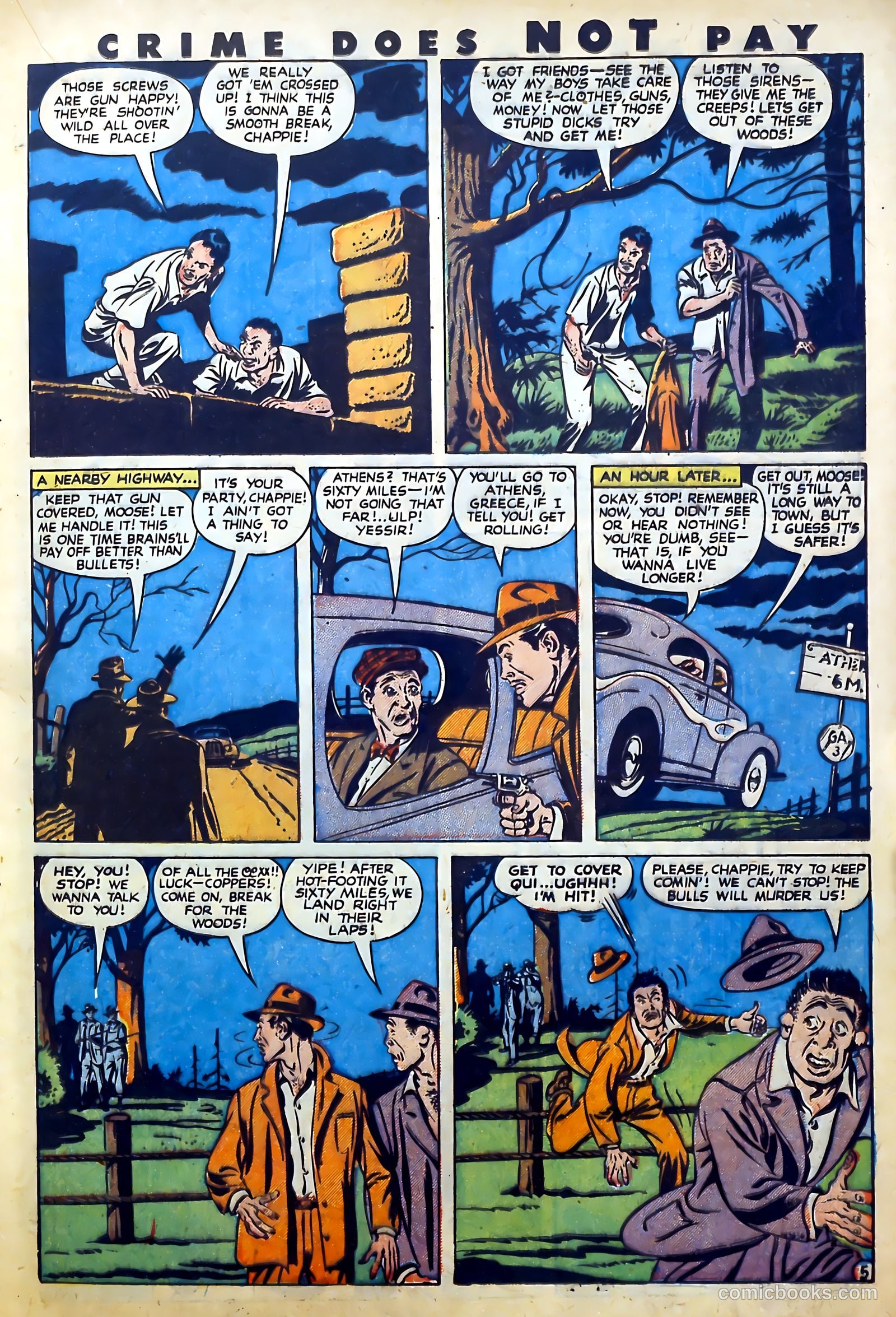 Crime Does Not Pay #55 (1947, Lev Gleason Publications, Inc.) — page 23 of 53