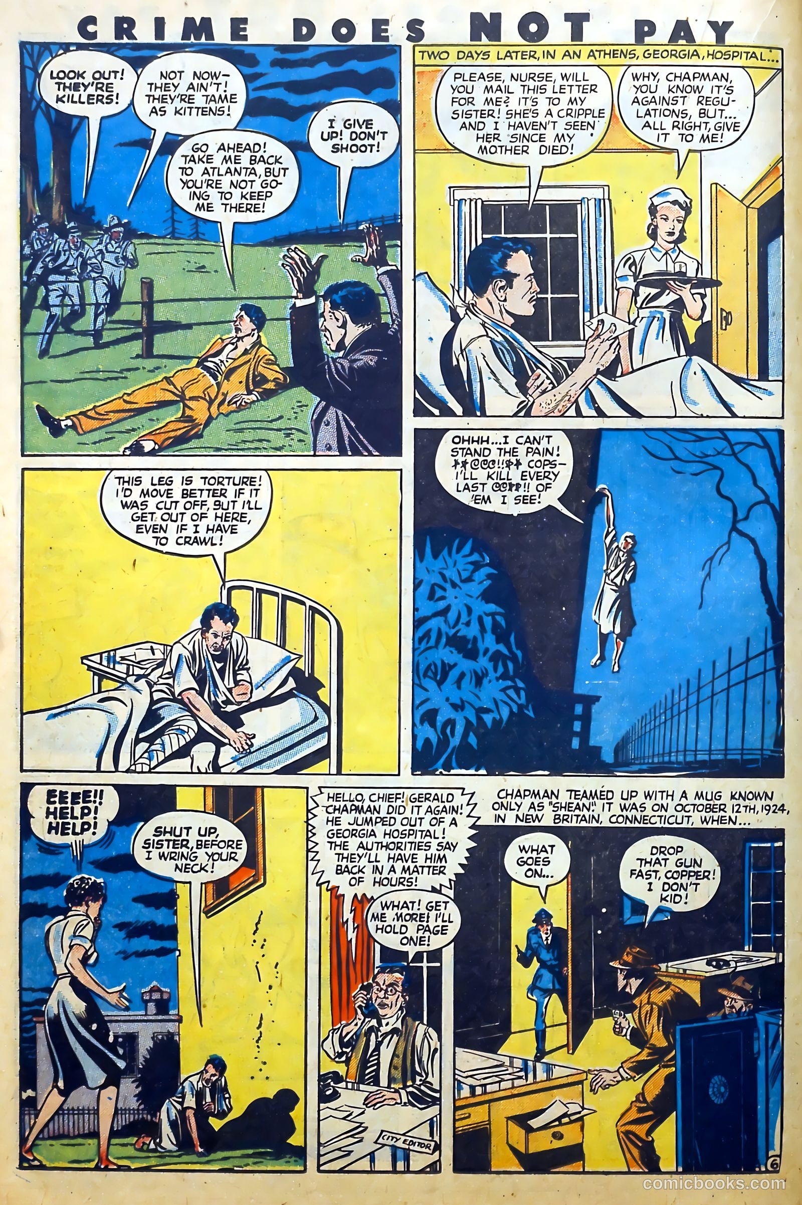 Crime Does Not Pay #55 (1947, Lev Gleason Publications, Inc.) — page 24 of 53