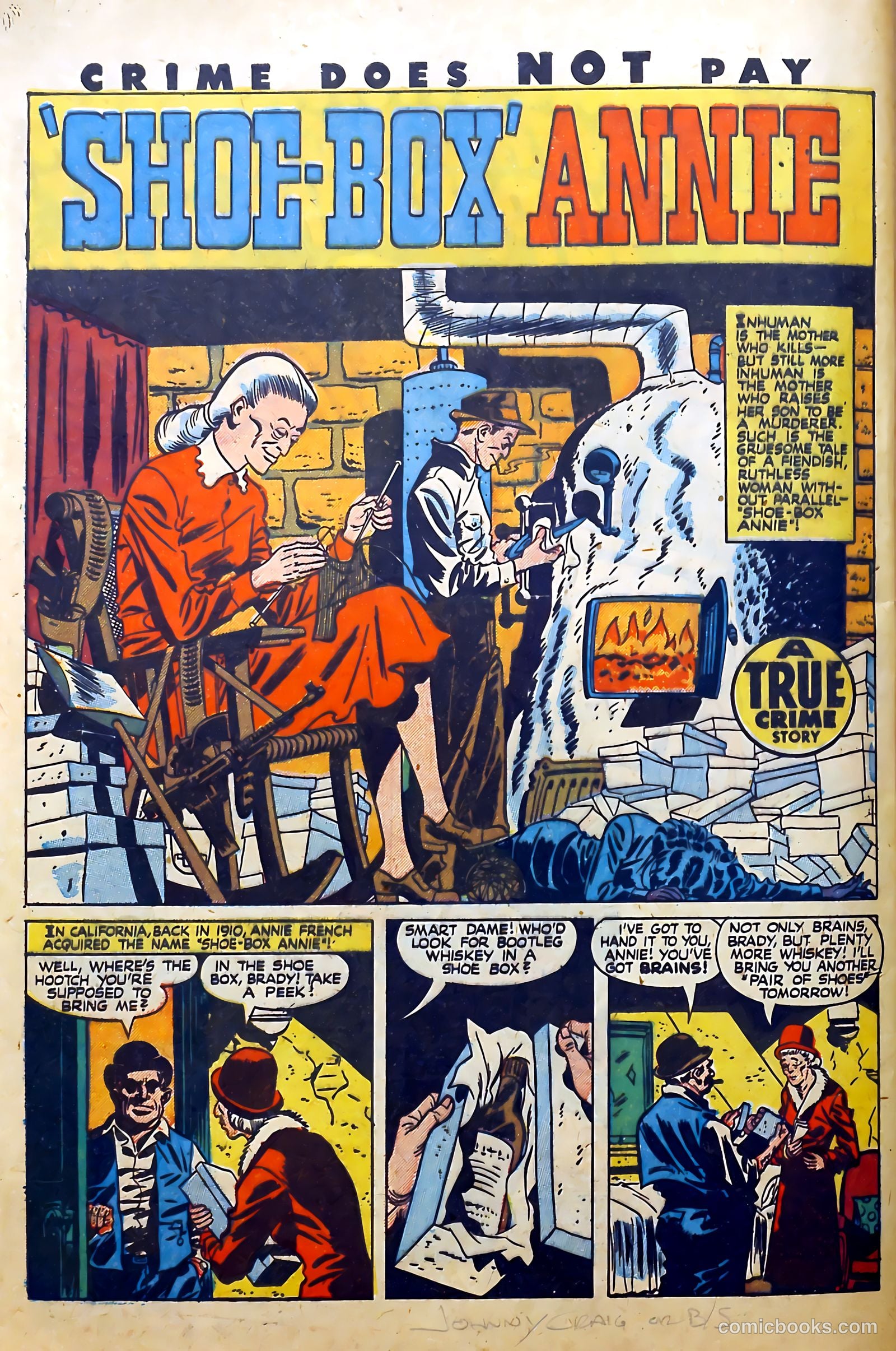 Crime Does Not Pay #55 (1947, Lev Gleason Publications, Inc.) — page 40 of 53