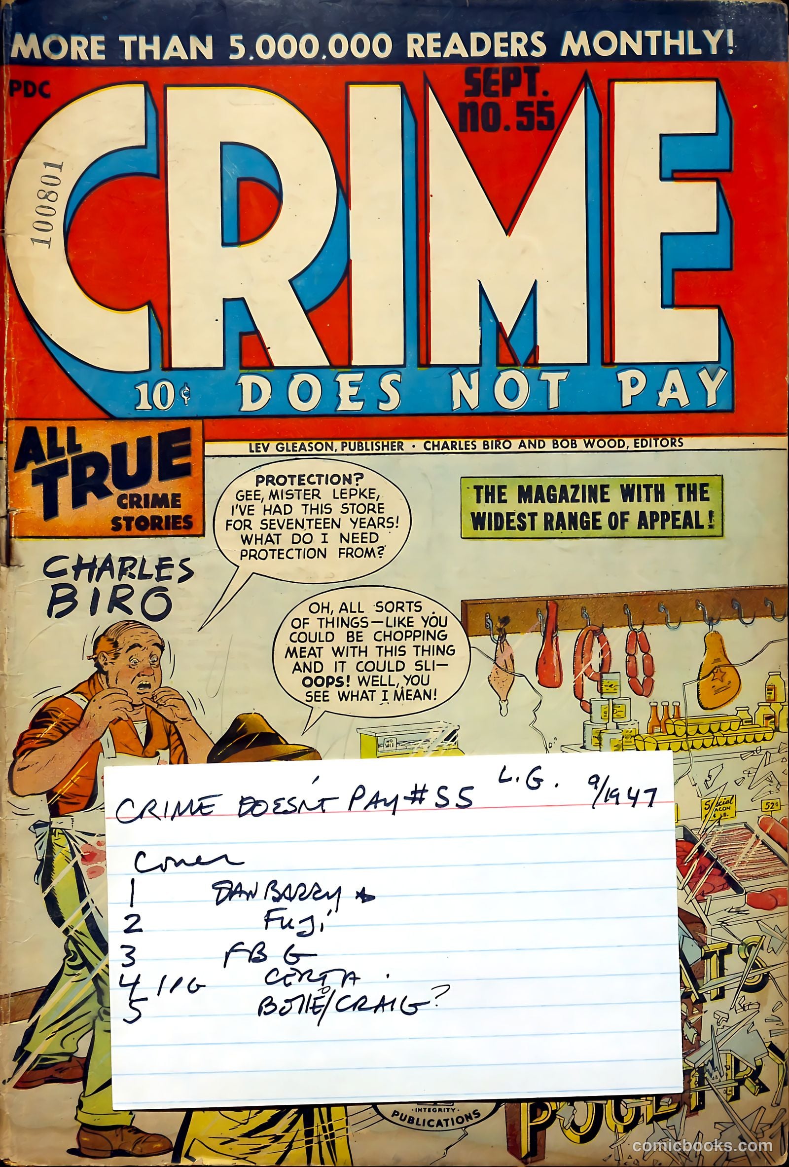 Crime Does Not Pay #55 (1947, Lev Gleason Publications, Inc.) — page 53 of 53