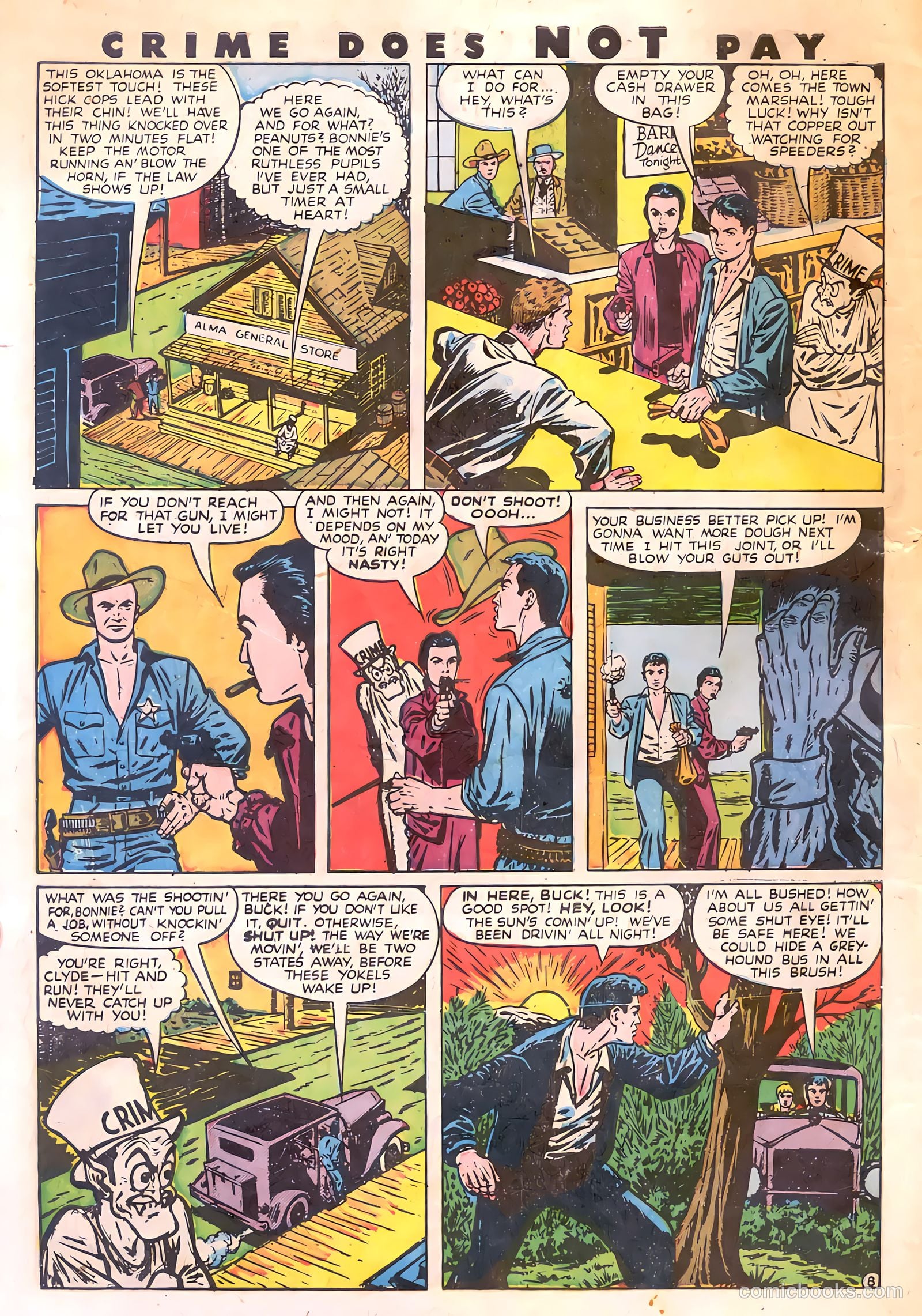 Crime Does Not Pay #57 (1947) — page 9 of 43