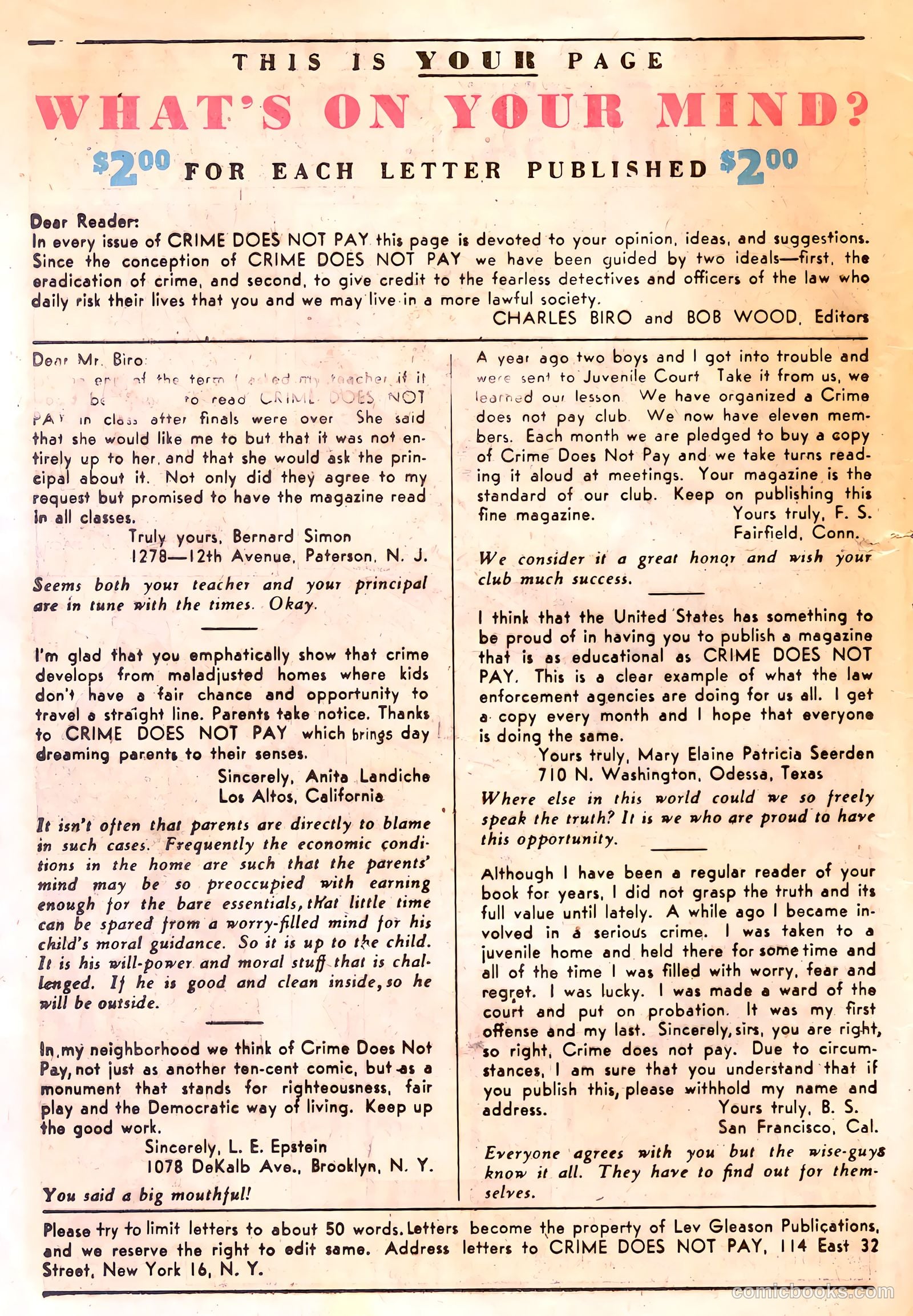 Crime Does Not Pay #57 (1947) — page 15 of 43