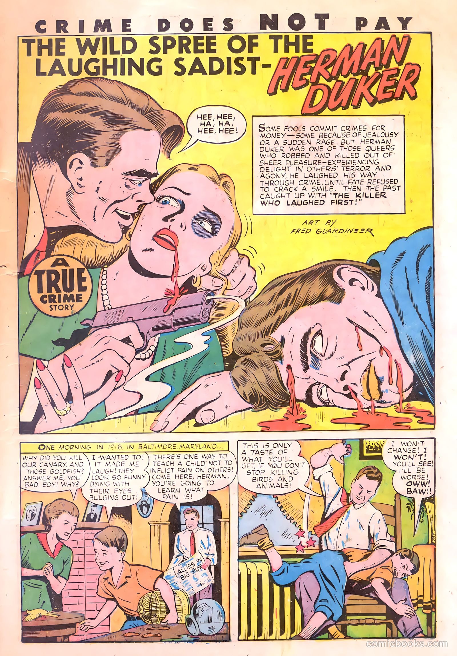 Crime Does Not Pay #57 (1947) — page 16 of 43