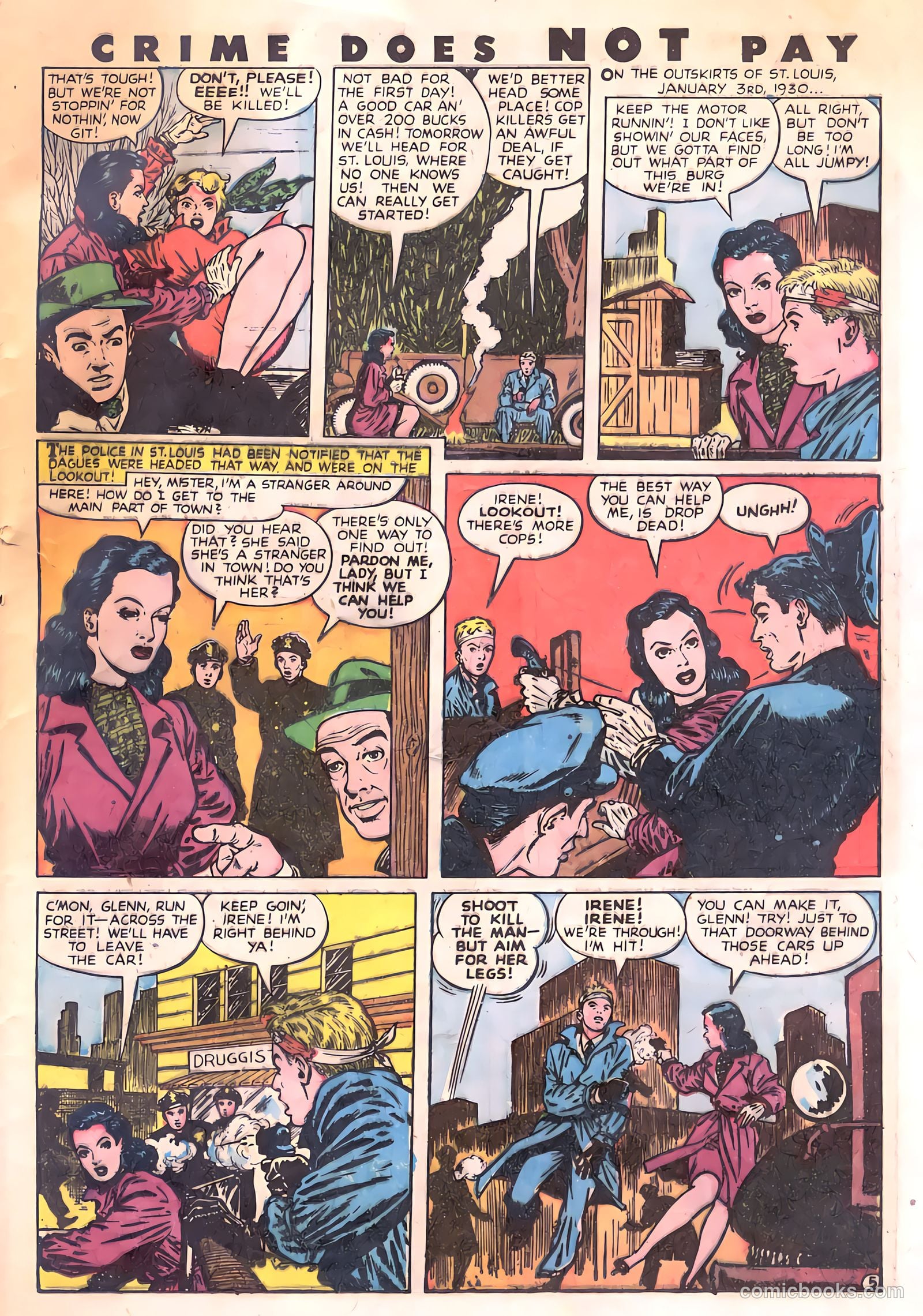 Crime Does Not Pay #57 (1947) — page 32 of 43