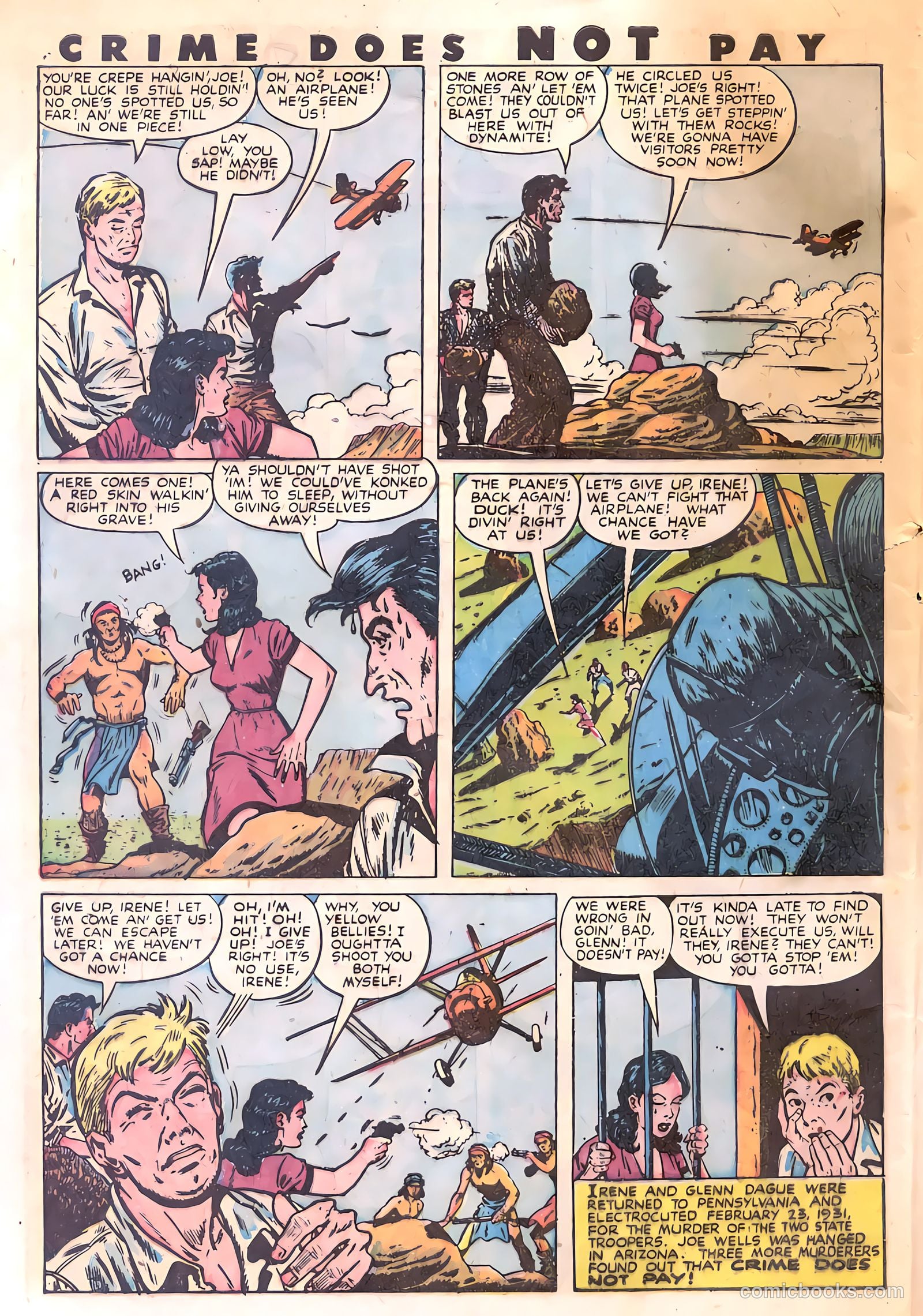 Crime Does Not Pay #57 (1947) — page 35 of 43