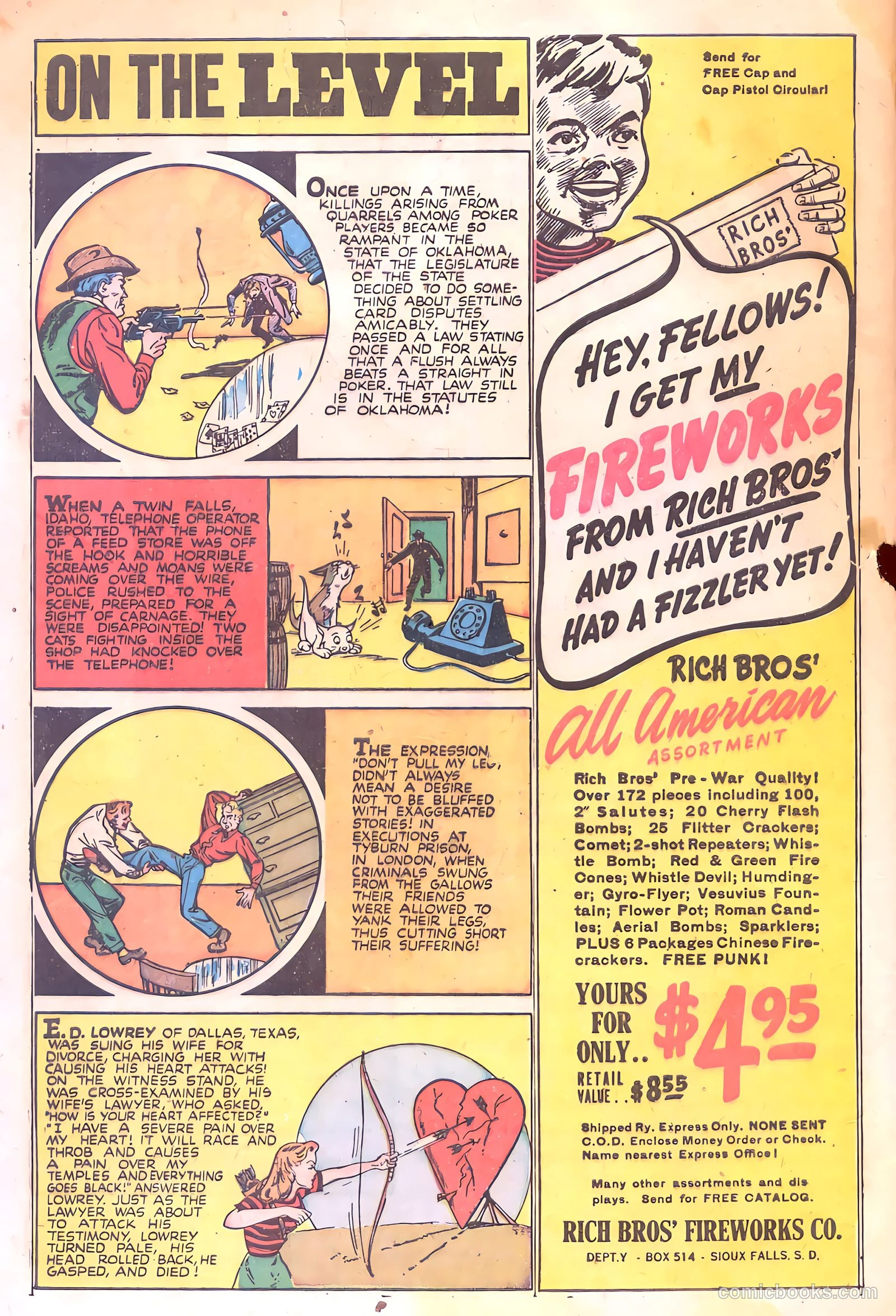 Crime Does Not Pay #57 (1947) — page 43 of 43