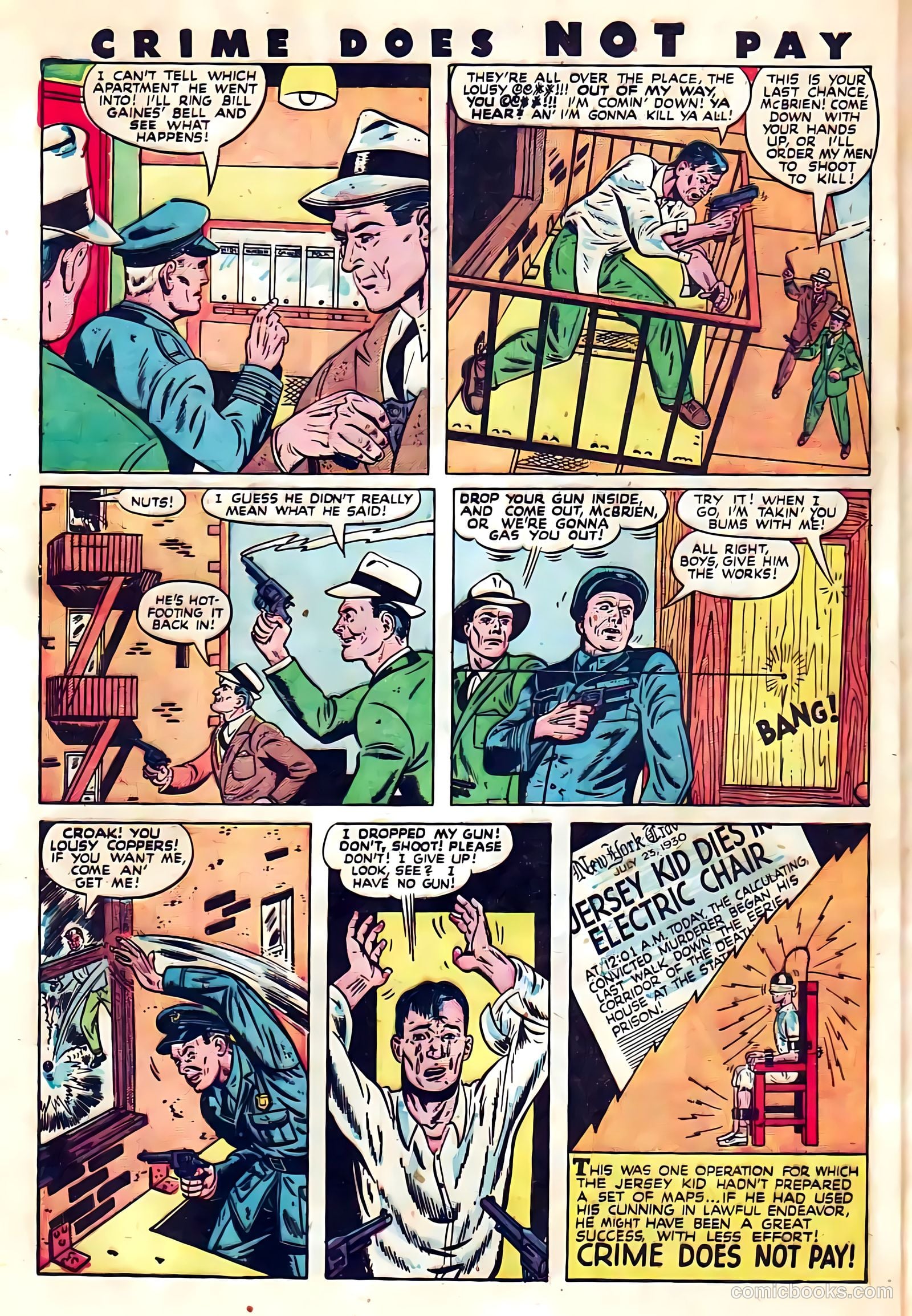 Crime Does Not Pay #58 (1947, Lev Gleason Publications, Inc.) — page 40 of 52