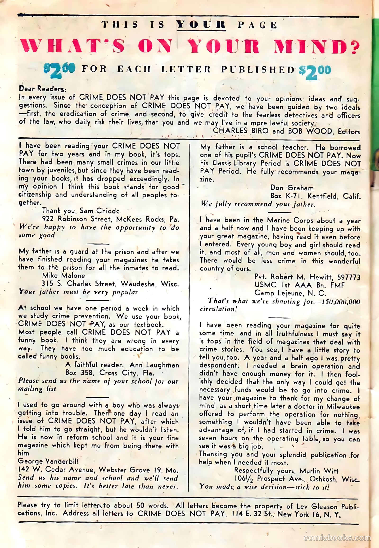 Crime Does Not Pay #58 (1947, Lev Gleason Publications, Inc.) — page 48 of 52