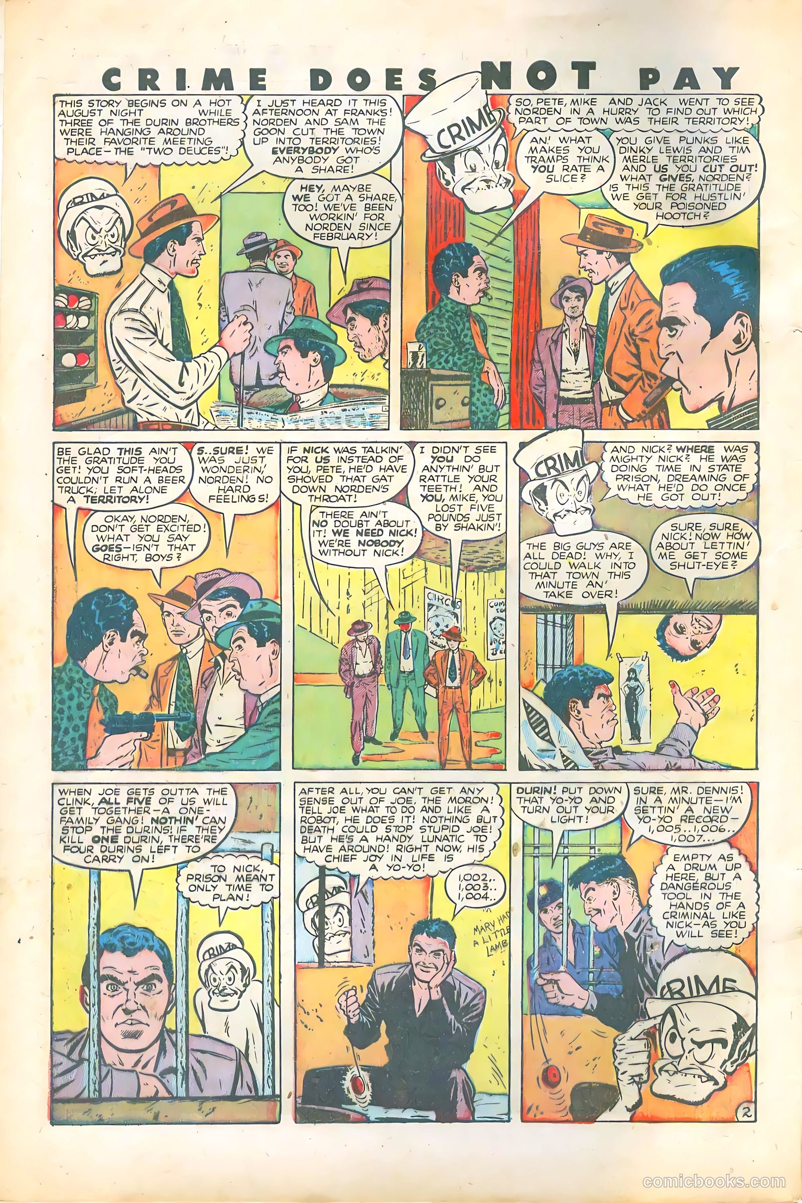 Crime Does Not Pay #74 (1949, Lev Gleason Publications, Inc.) — page 4 of 53