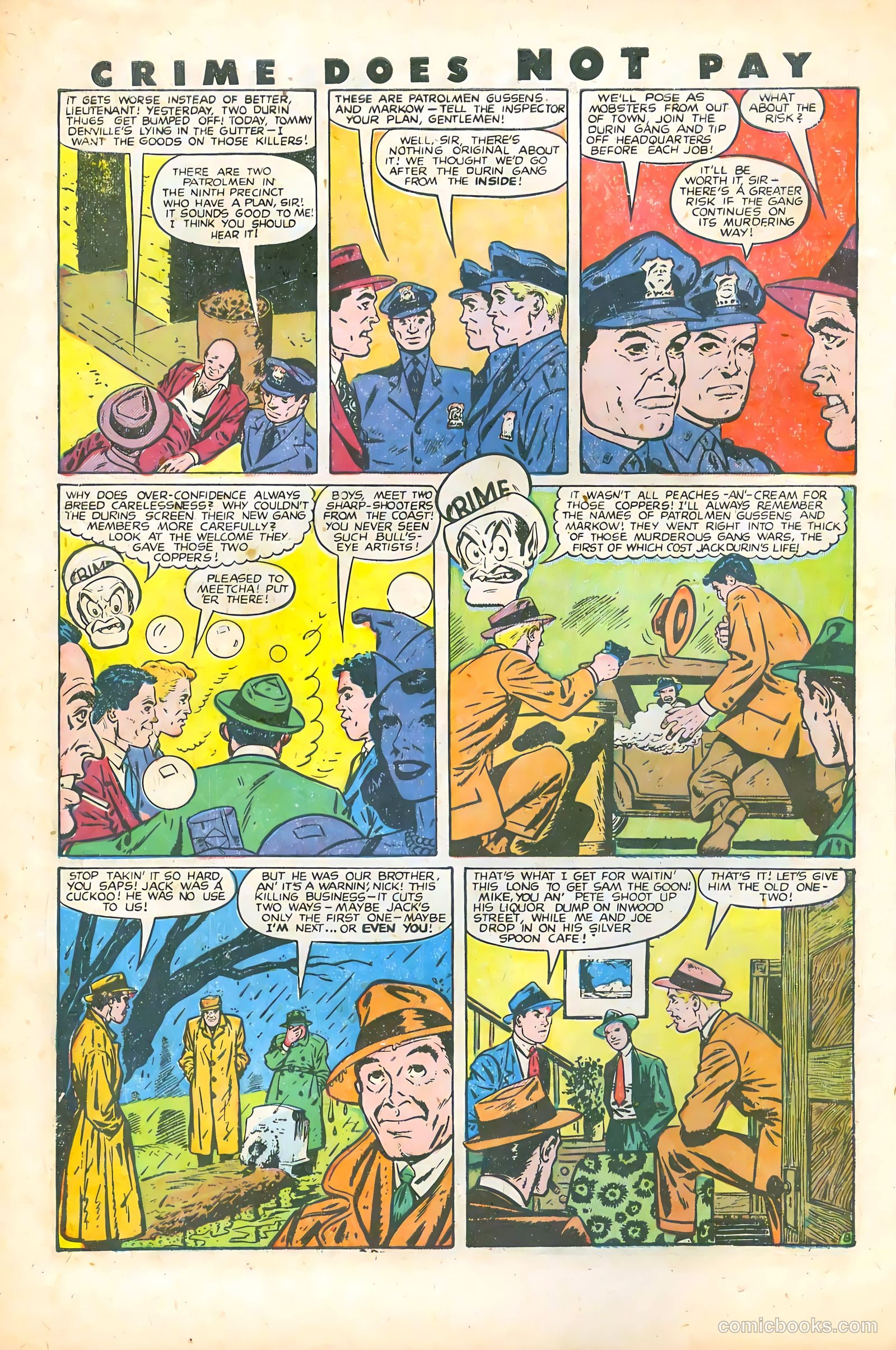 Crime Does Not Pay #74 (1949, Lev Gleason Publications, Inc.) — page 10 of 53