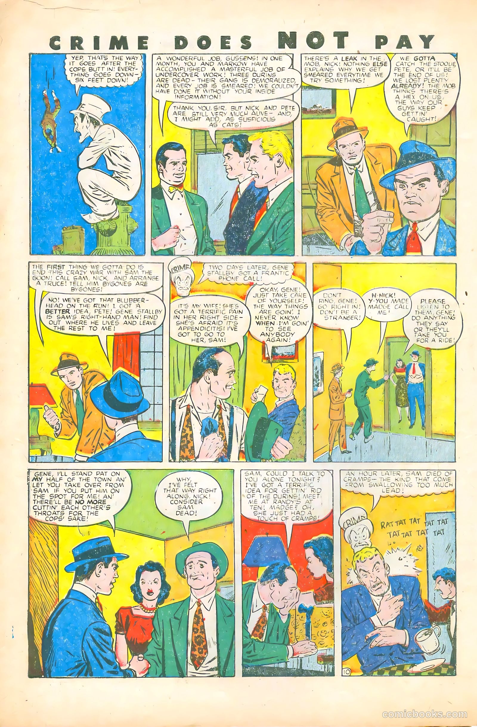 Crime Does Not Pay #74 (1949, Lev Gleason Publications, Inc.) — page 12 of 53