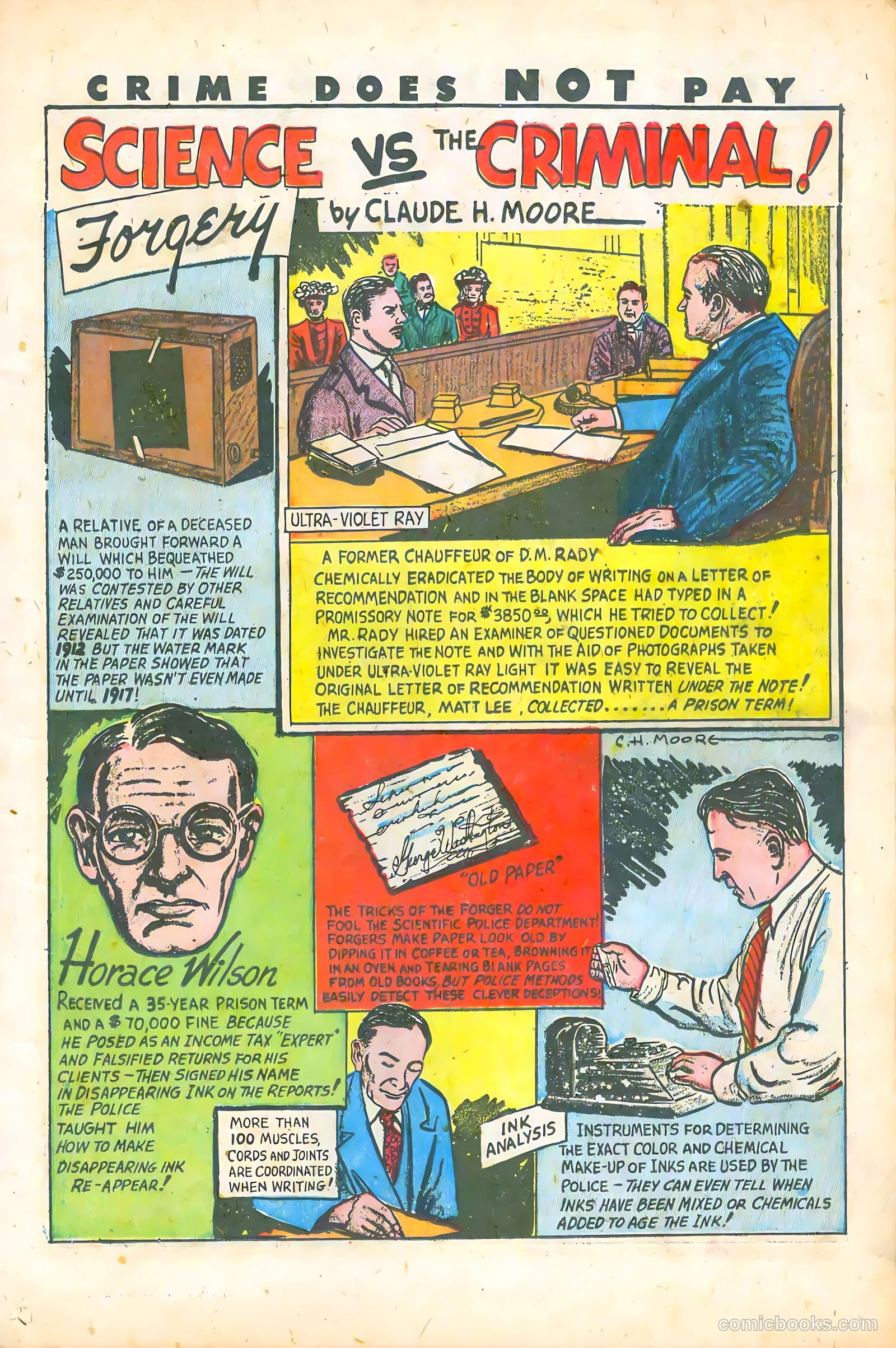 Crime Does Not Pay #74 (1949, Lev Gleason Publications, Inc.) — page 15 of 53