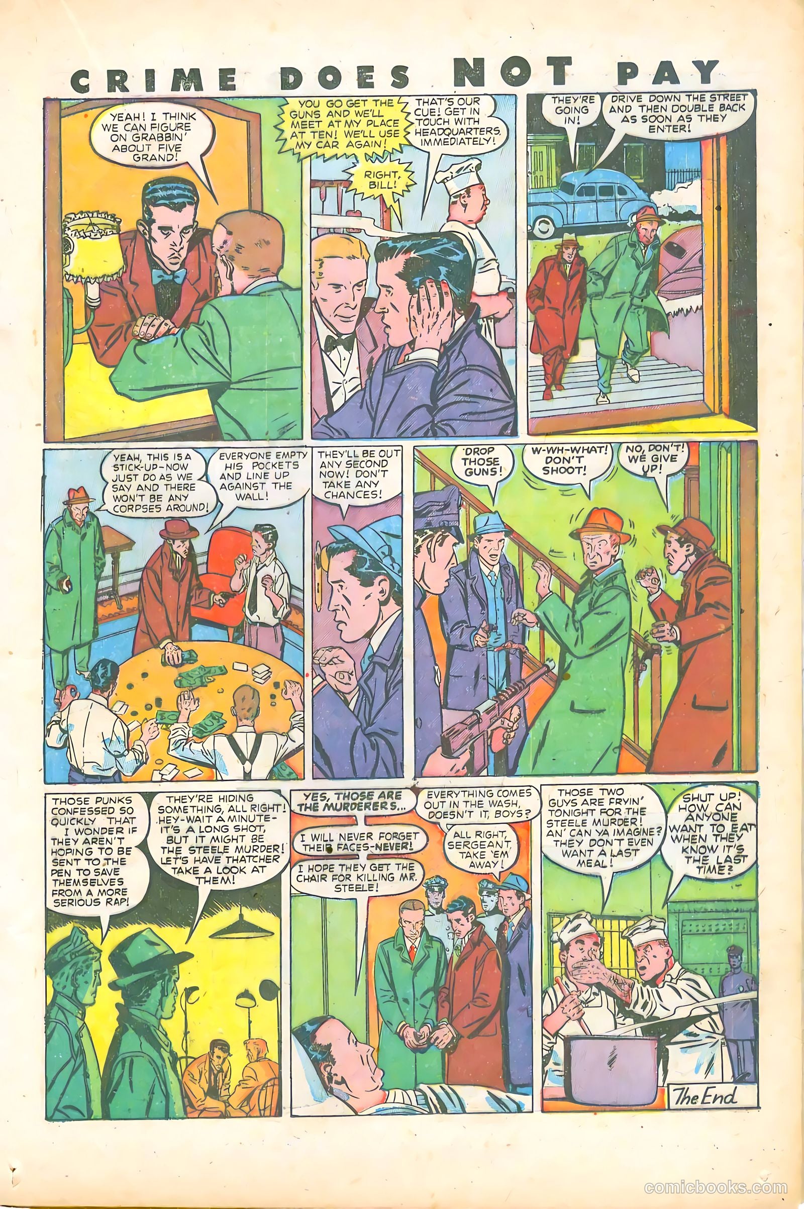 Crime Does Not Pay #74 (1949, Lev Gleason Publications, Inc.) — page 23 of 53
