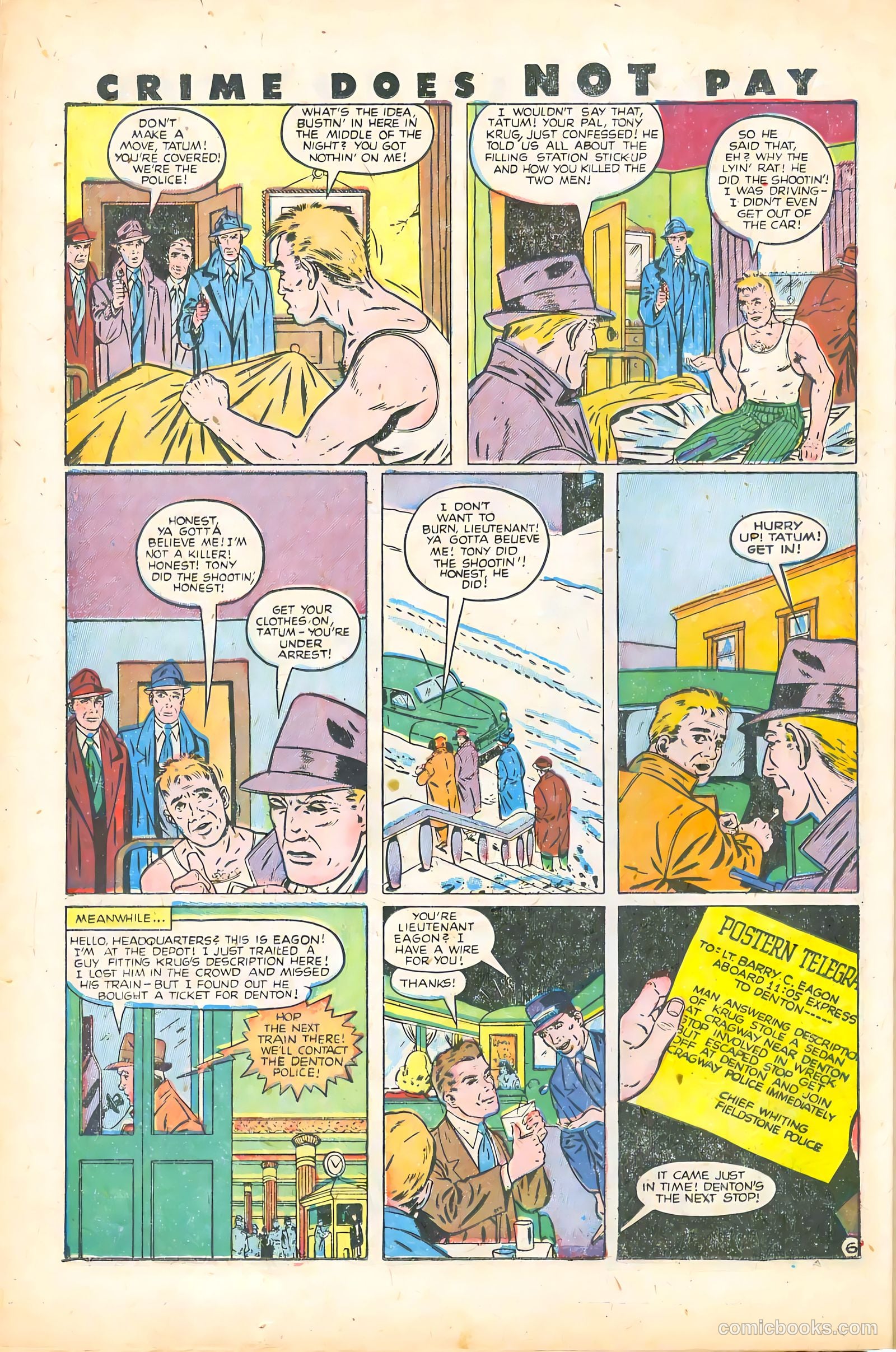 Crime Does Not Pay #74 (1949, Lev Gleason Publications, Inc.) — page 35 of 53