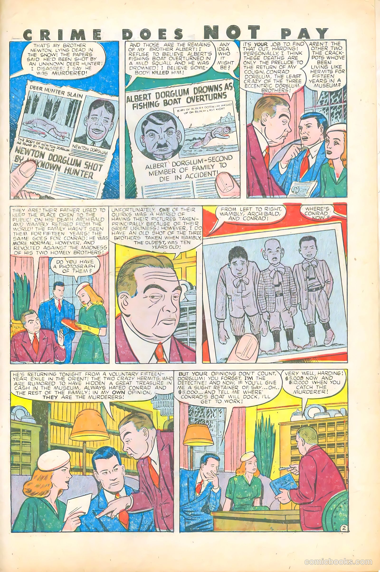 Crime Does Not Pay #74 (1949, Lev Gleason Publications, Inc.) — page 42 of 53