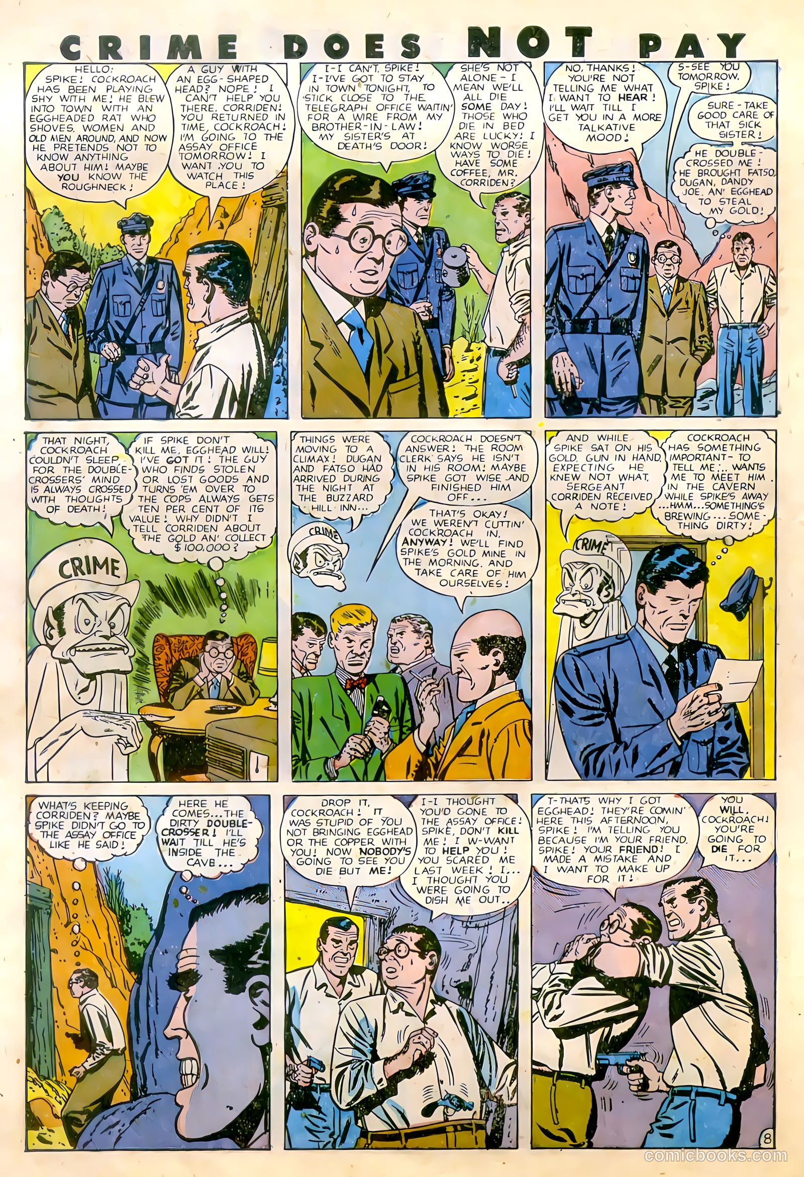 Crime Does Not Pay #79 (1949) — page 9 of 49