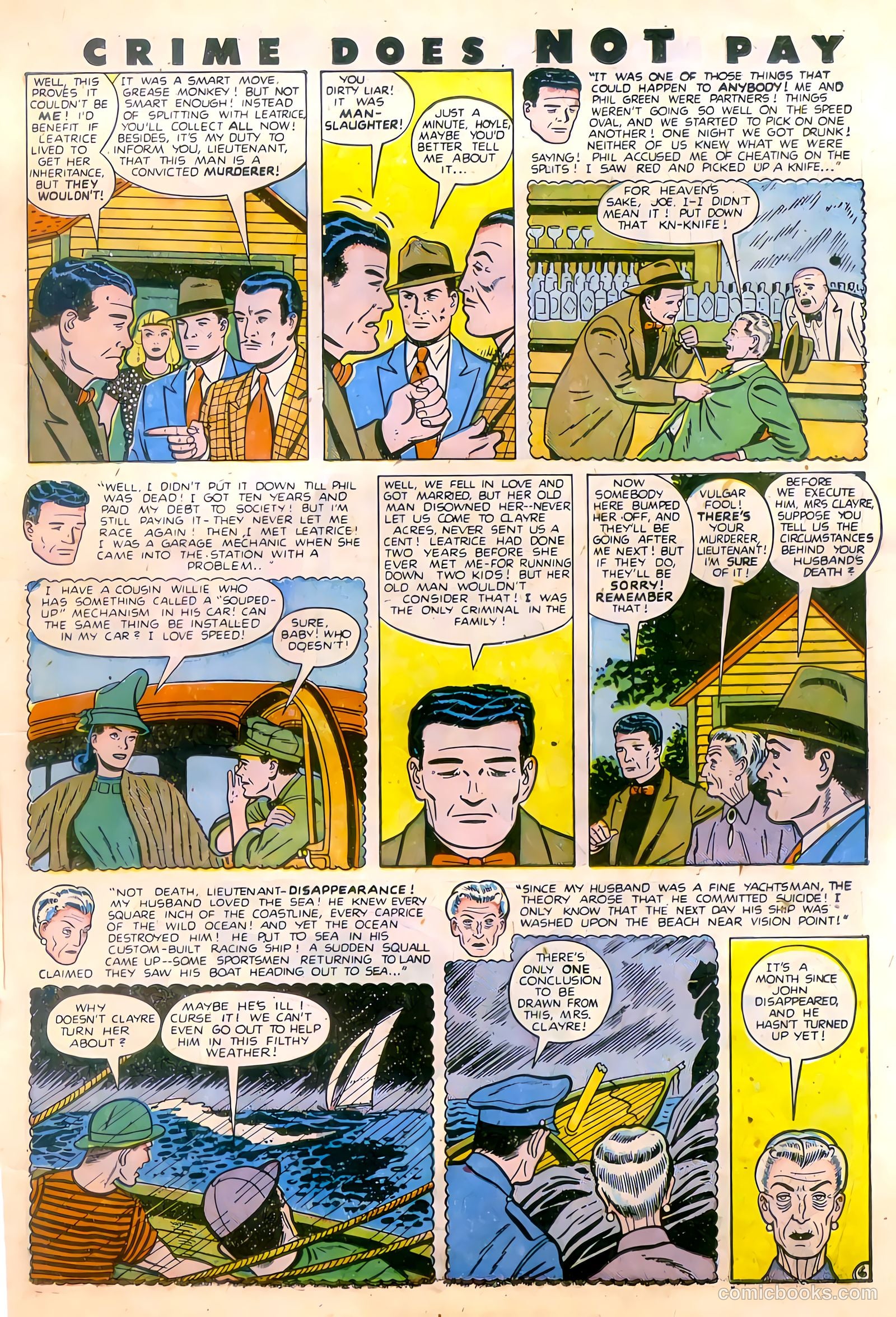 Crime Does Not Pay #79 (1949) — page 30 of 49