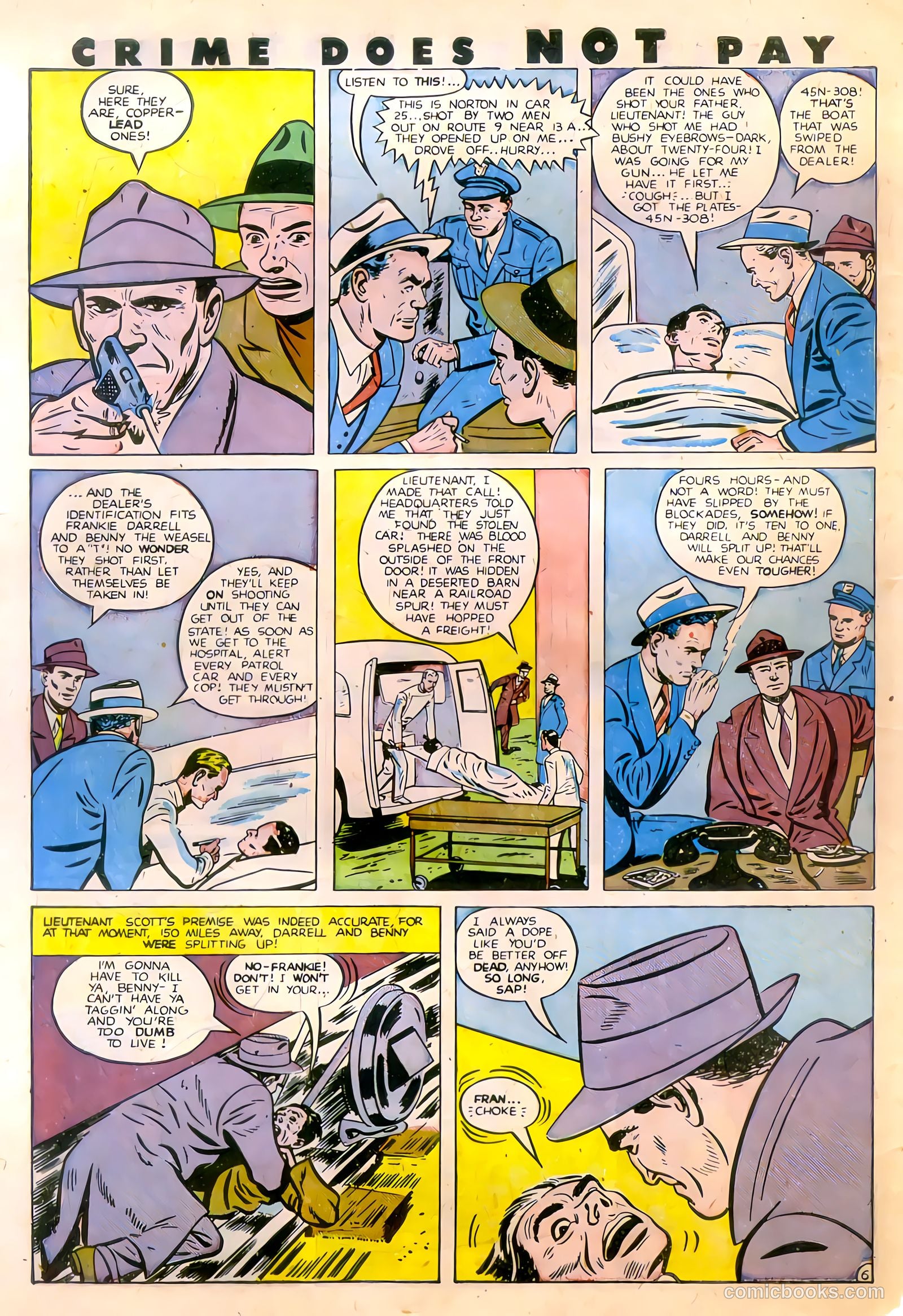 Crime Does Not Pay #79 (1949) — page 45 of 49