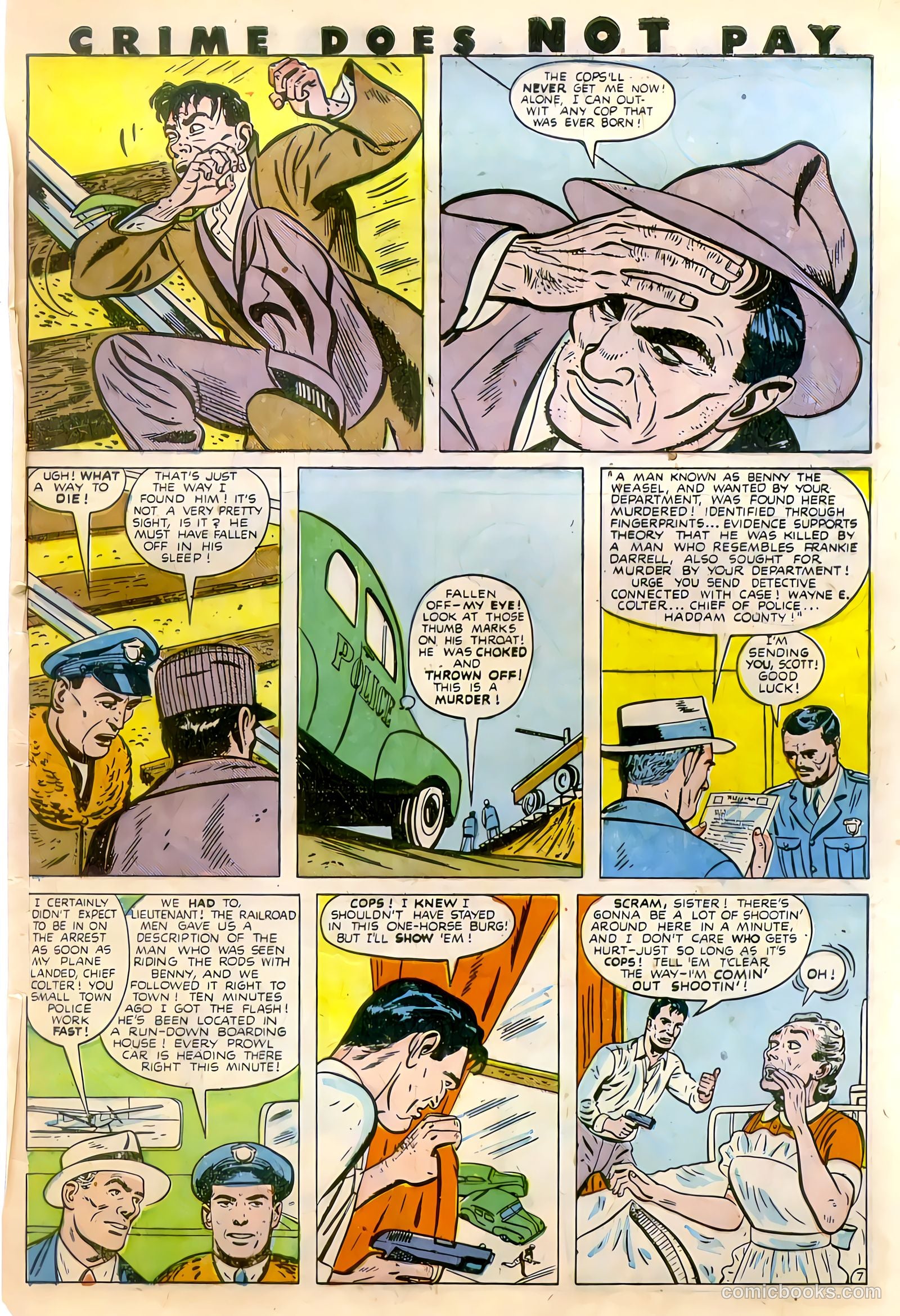 Crime Does Not Pay #79 (1949) — page 46 of 49
