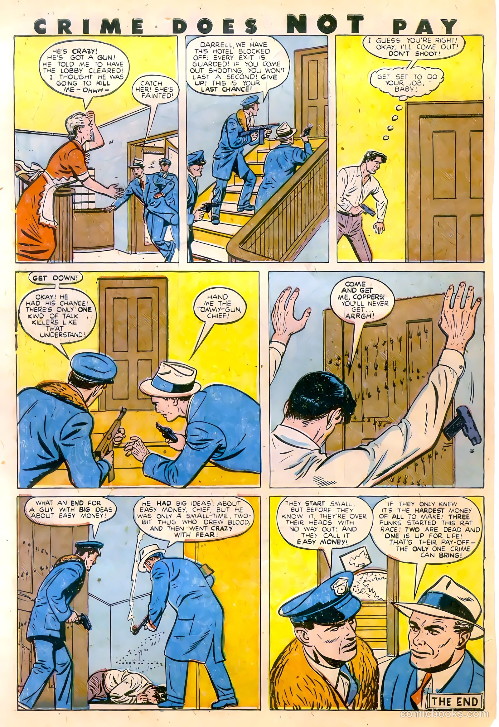 Crime Does Not Pay #79 (1949) — page 47 of 49