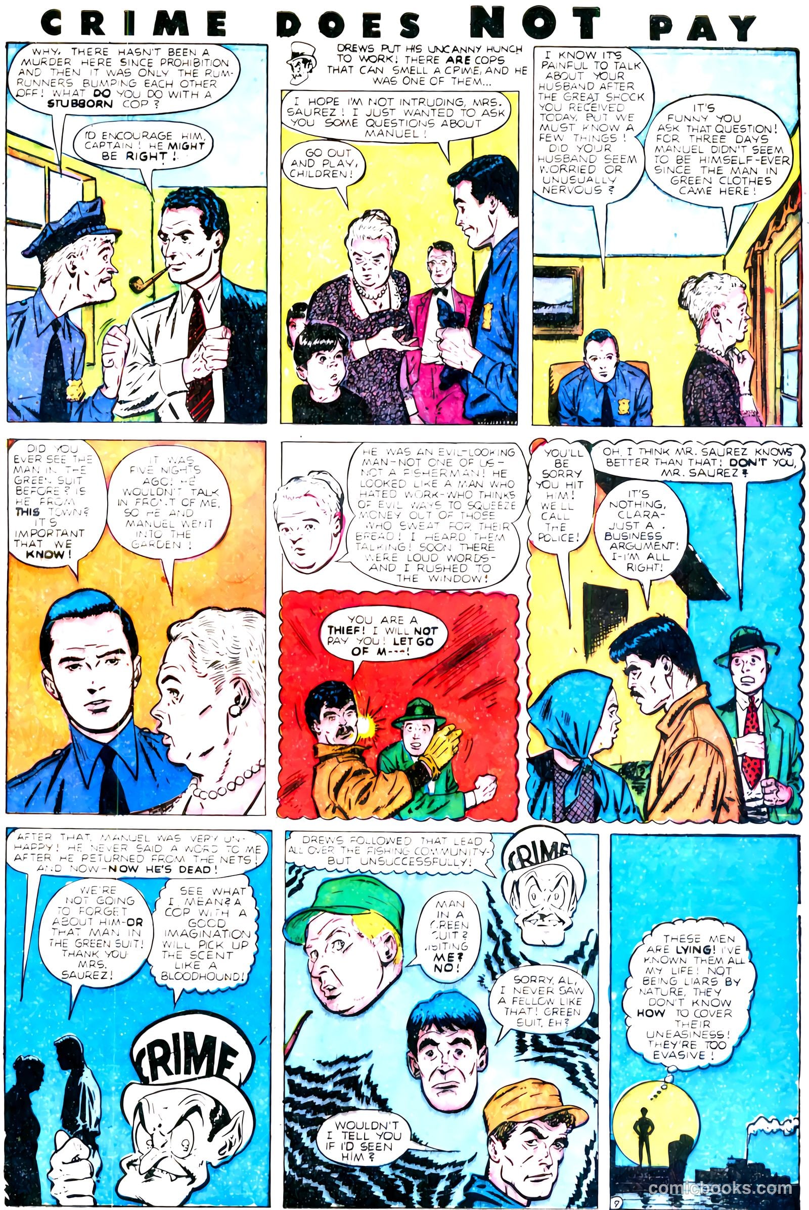 Crime Does Not Pay #81 (1949) — page 9