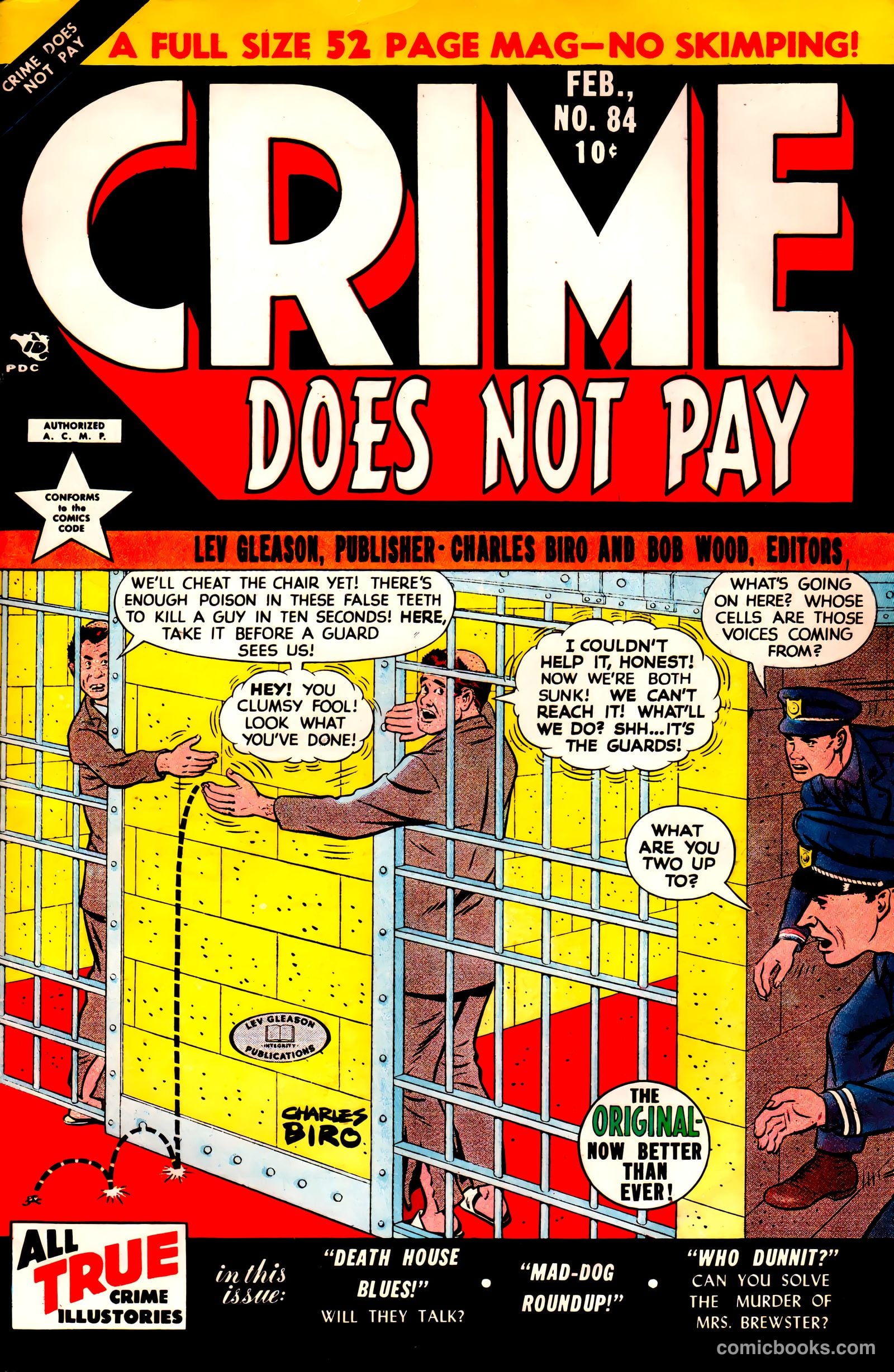 Crime Does Not Pay #84 (1950) — page 1