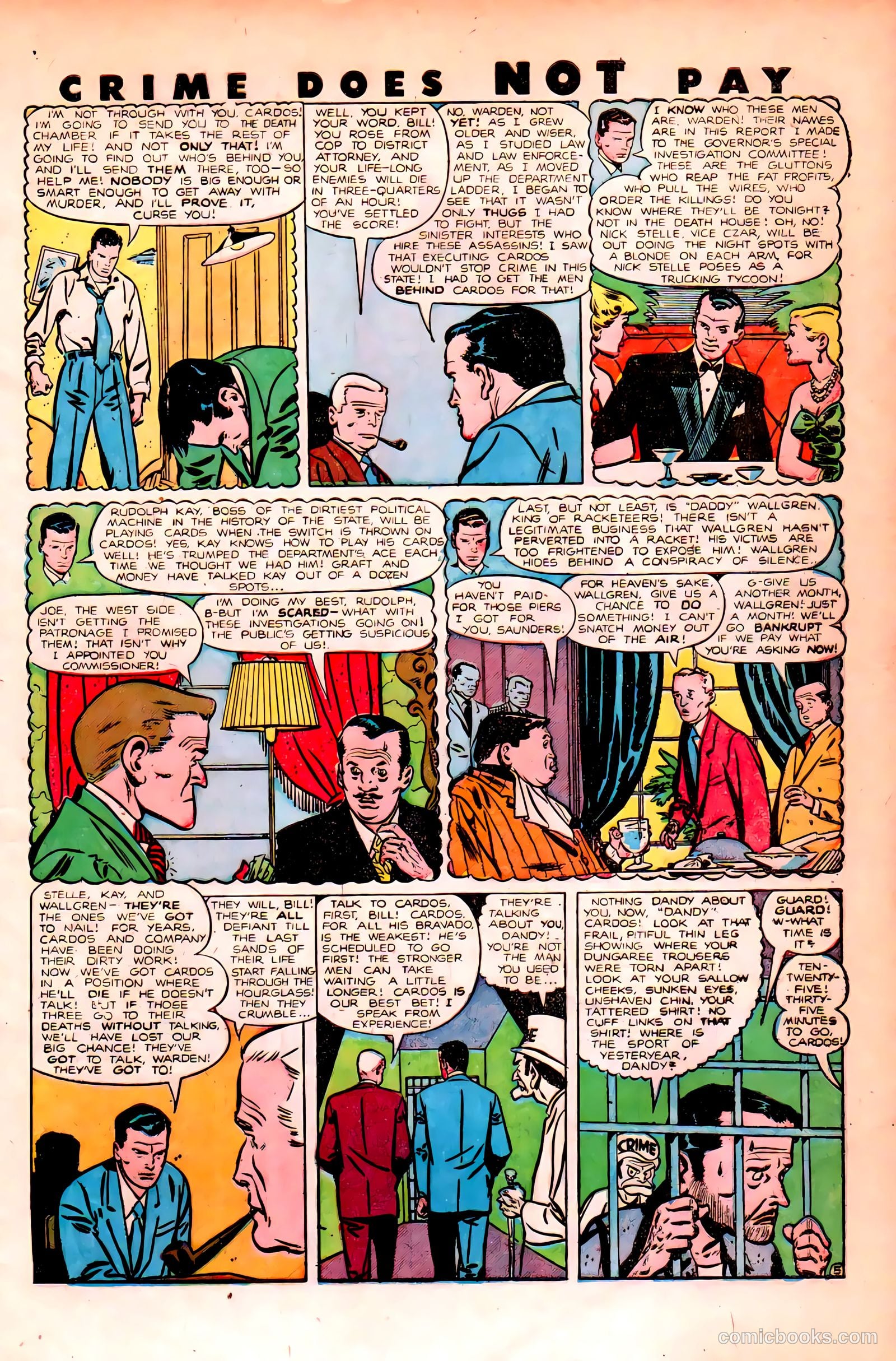Crime Does Not Pay #84 (1950) — page 7