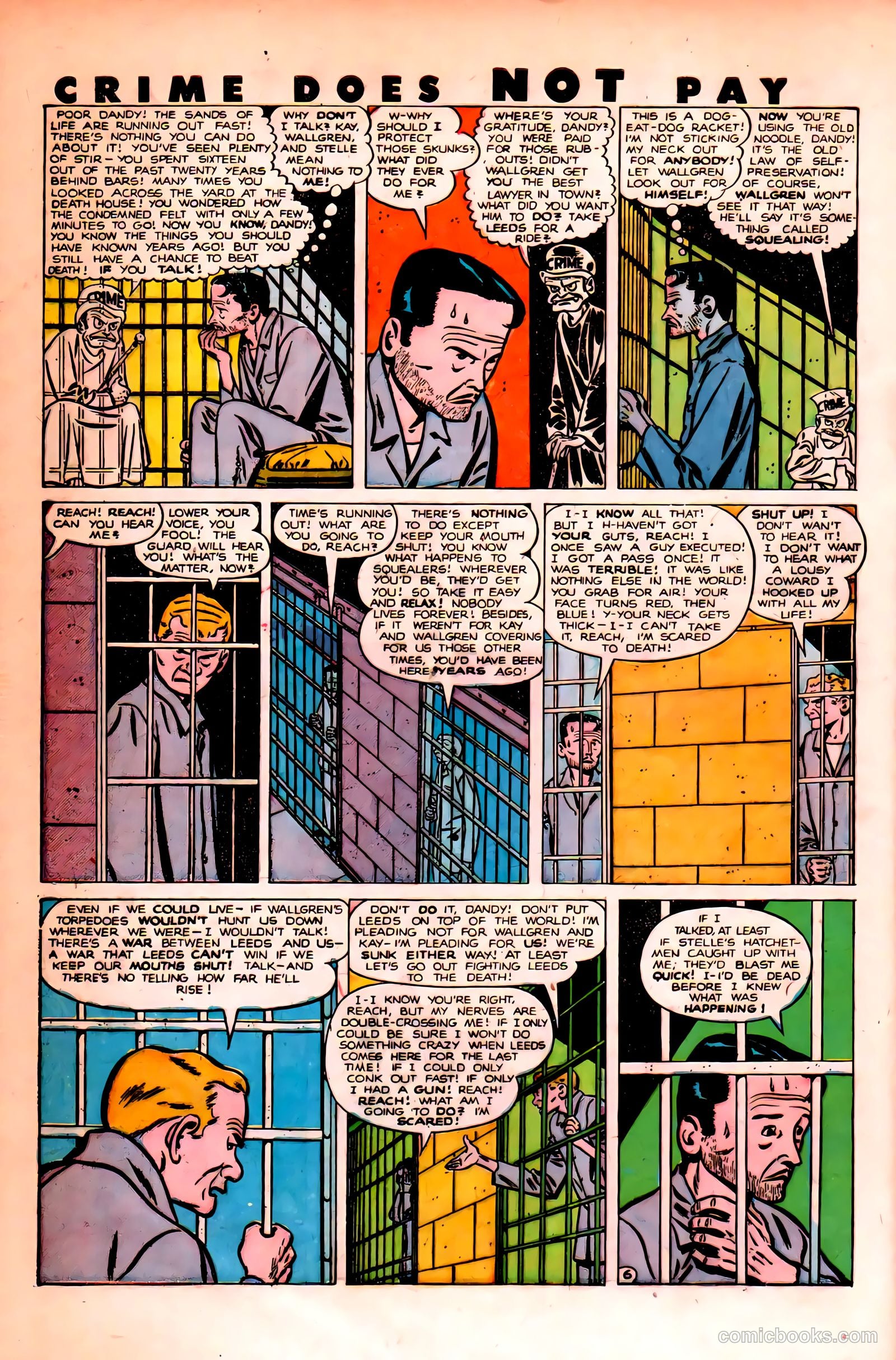 Crime Does Not Pay #84 (1950) — page 8