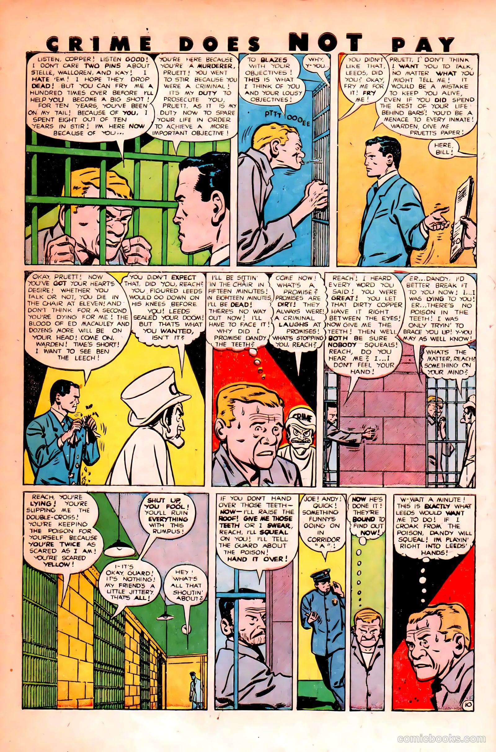 Crime Does Not Pay #84 (1950) — page 12