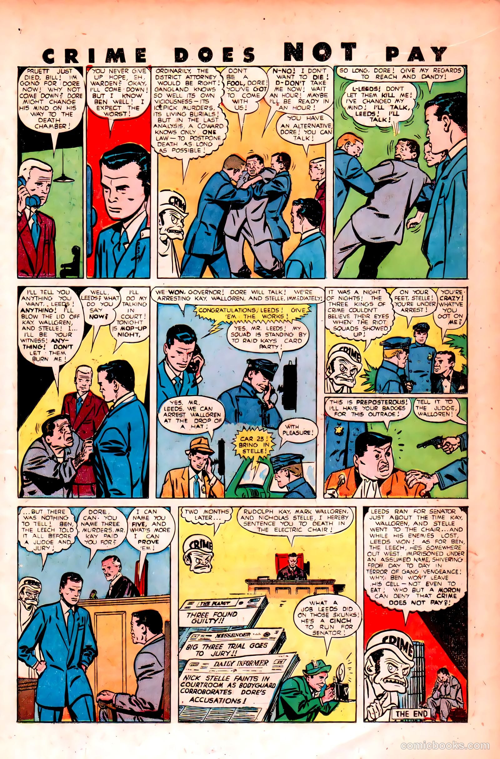 Crime Does Not Pay #84 (1950) — page 15
