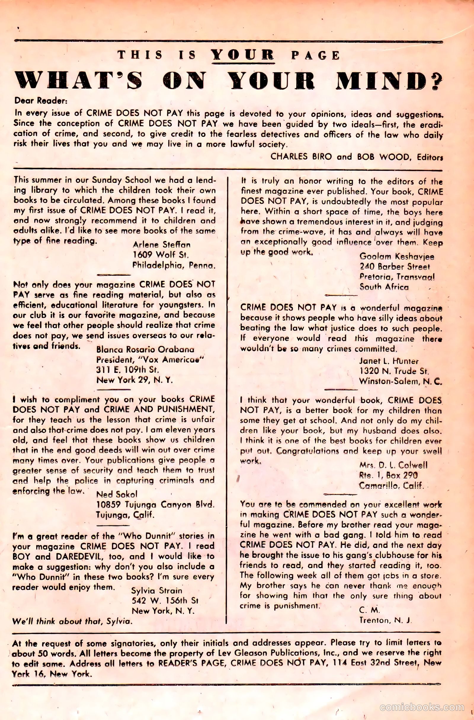 Crime Does Not Pay #84 (1950) — page 17