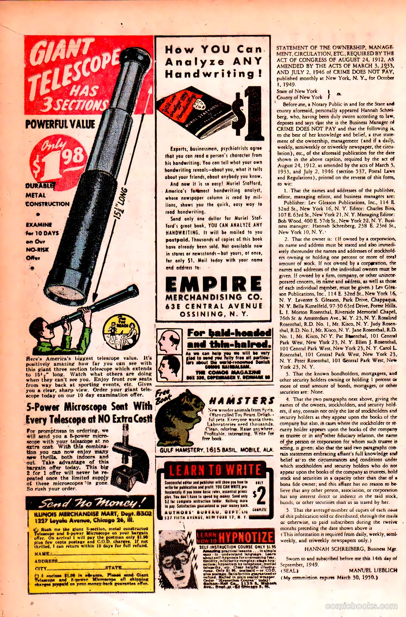 Crime Does Not Pay #84 (1950) — page 18
