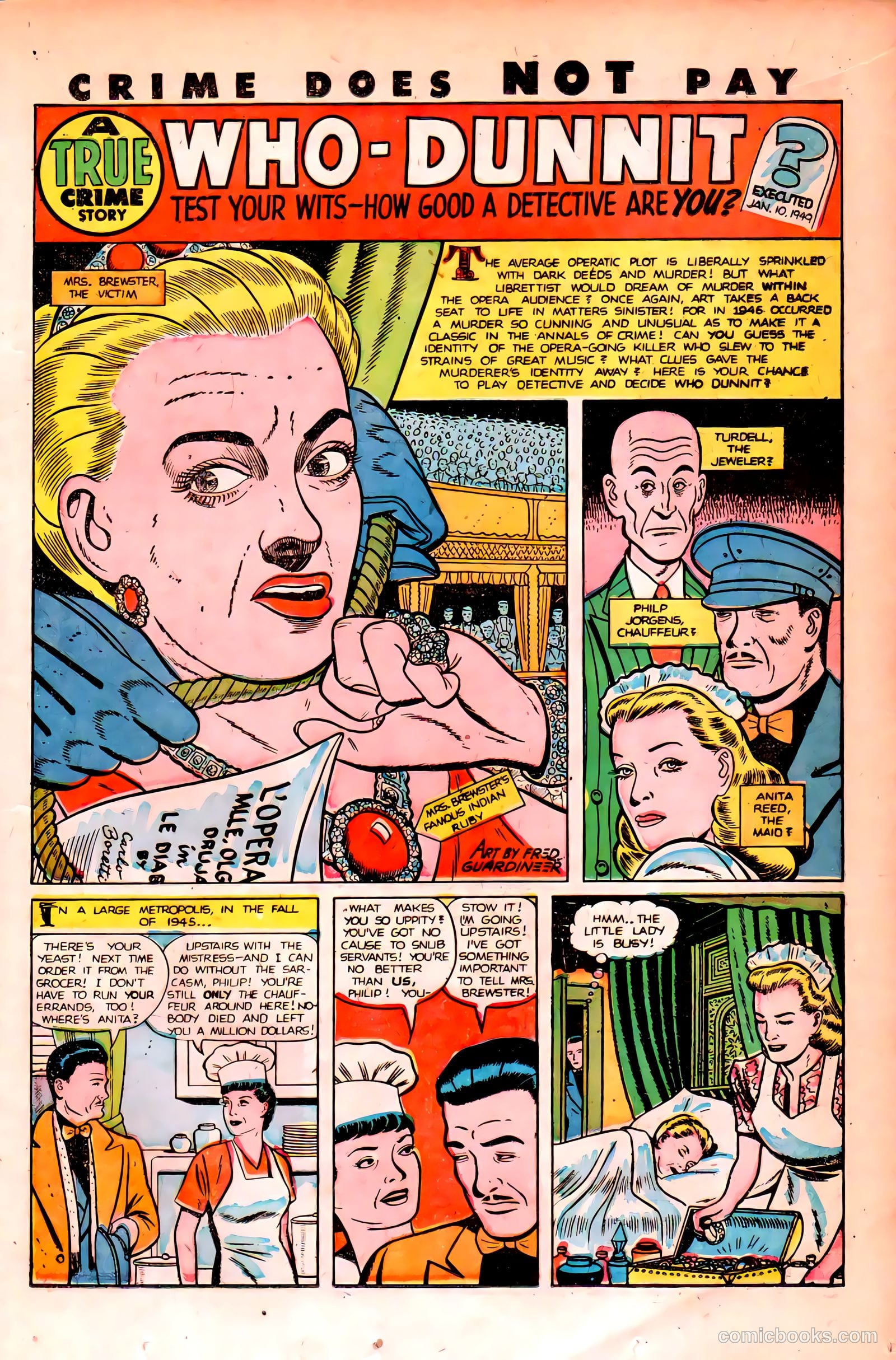 Crime Does Not Pay #84 (1950) — page 19