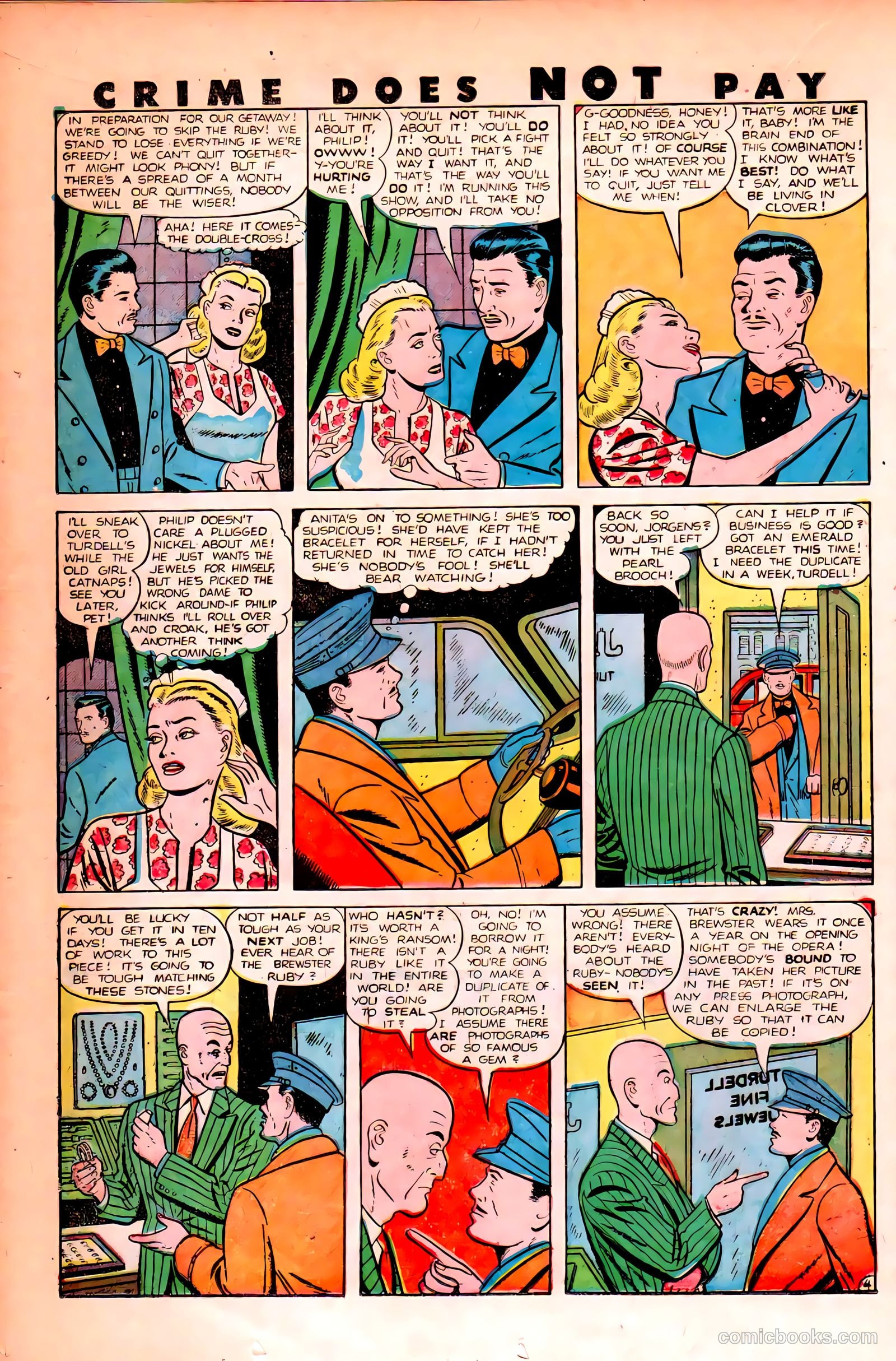 Crime Does Not Pay #84 (1950) — page 22