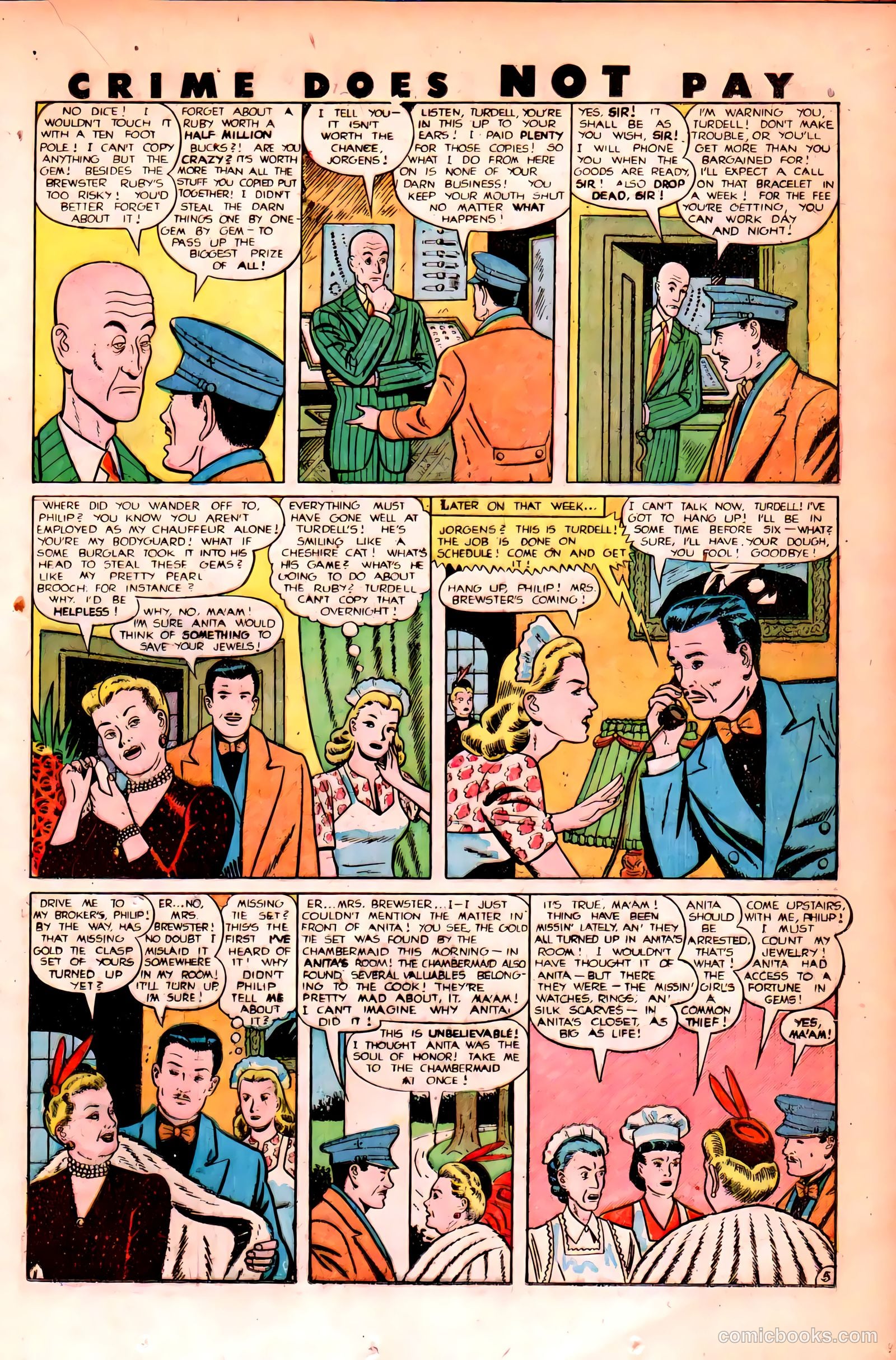 Crime Does Not Pay #84 (1950) — page 23