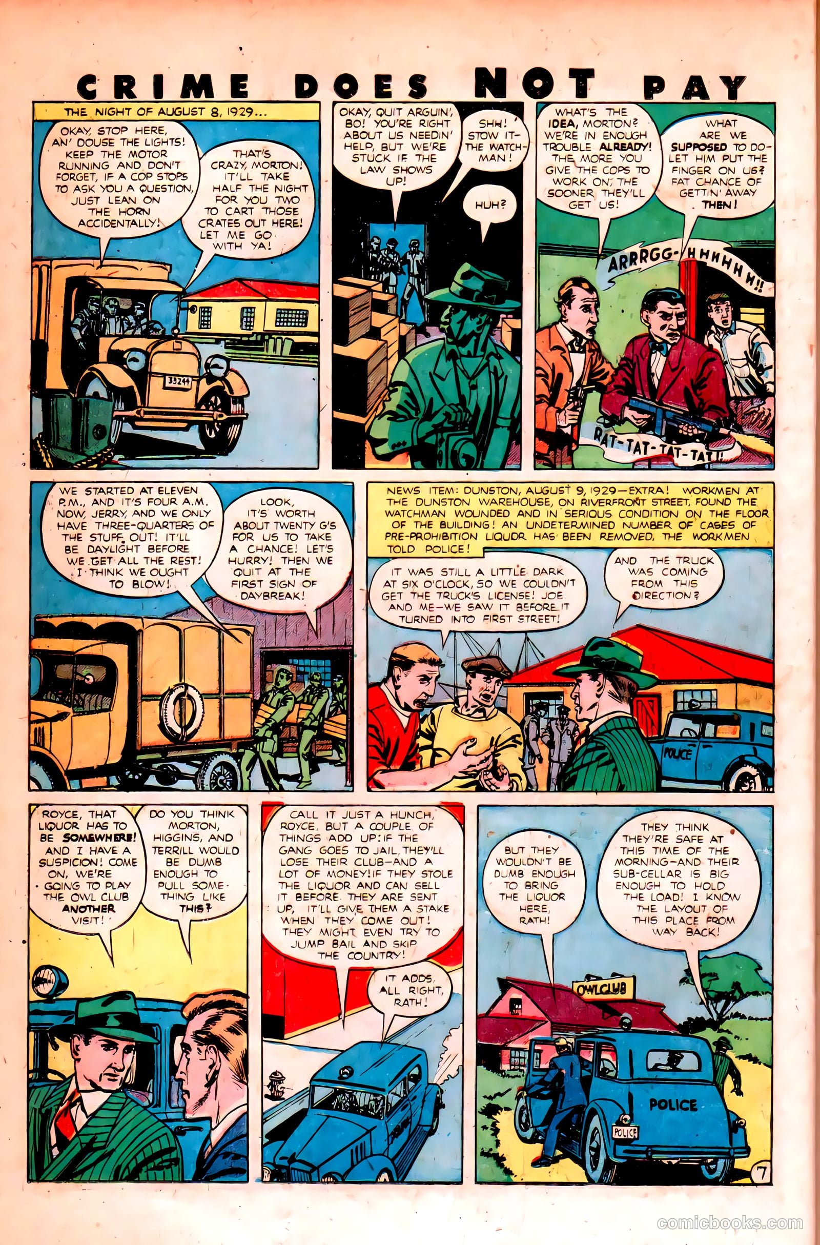 Crime Does Not Pay #84 (1950) — page 38
