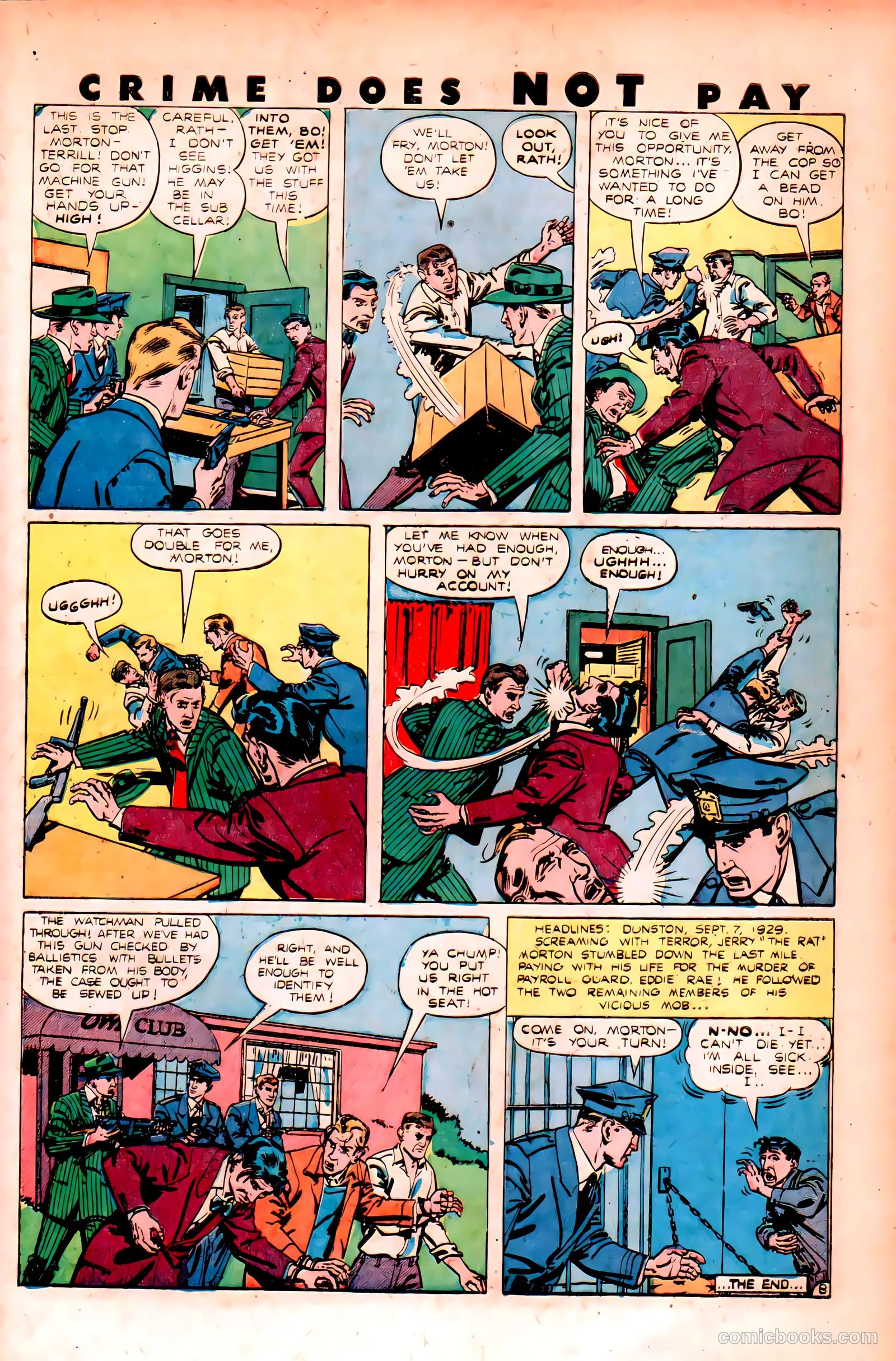 Crime Does Not Pay #84 (1950) — page 39