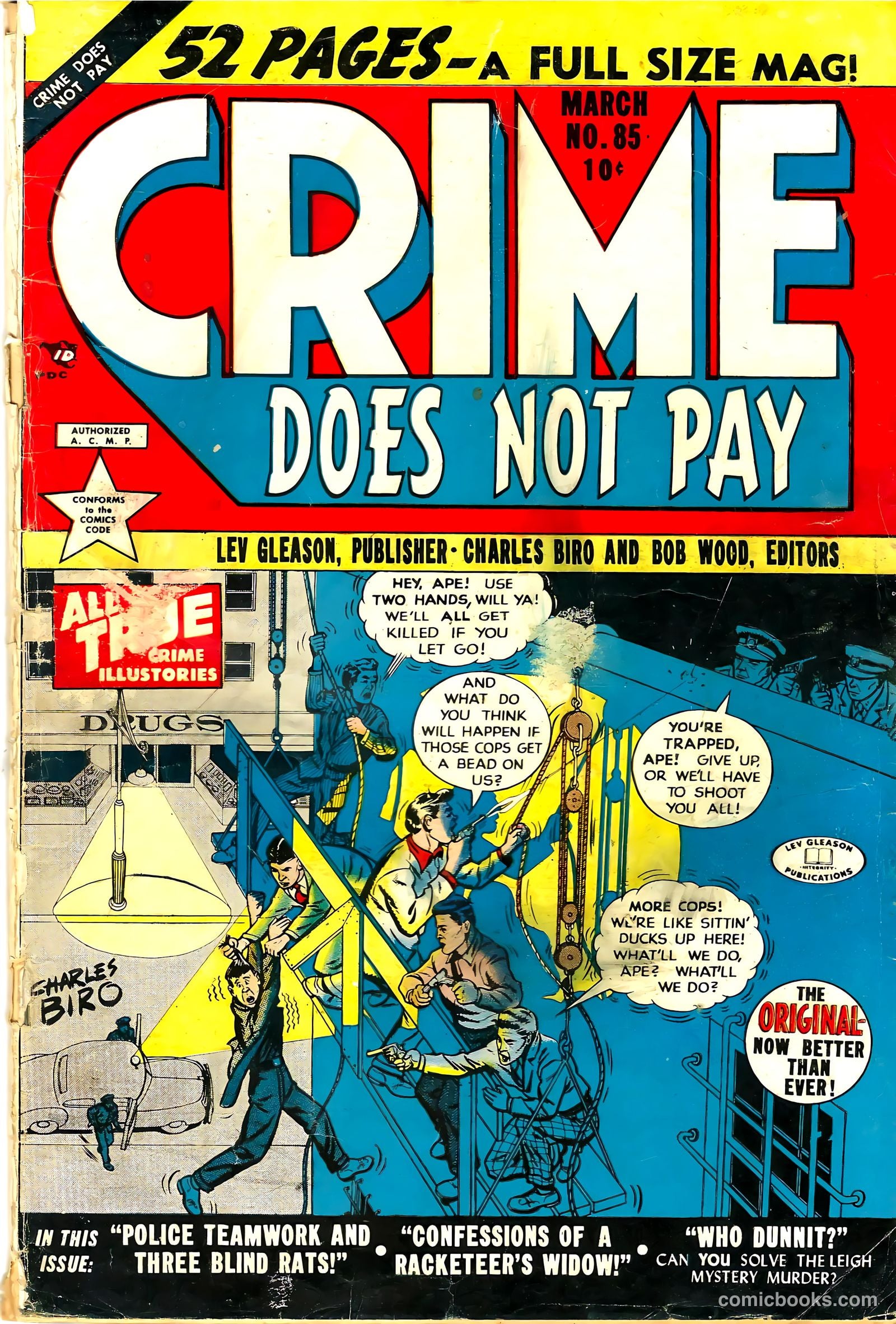 Crime Does Not Pay #85 (1950) — page 1