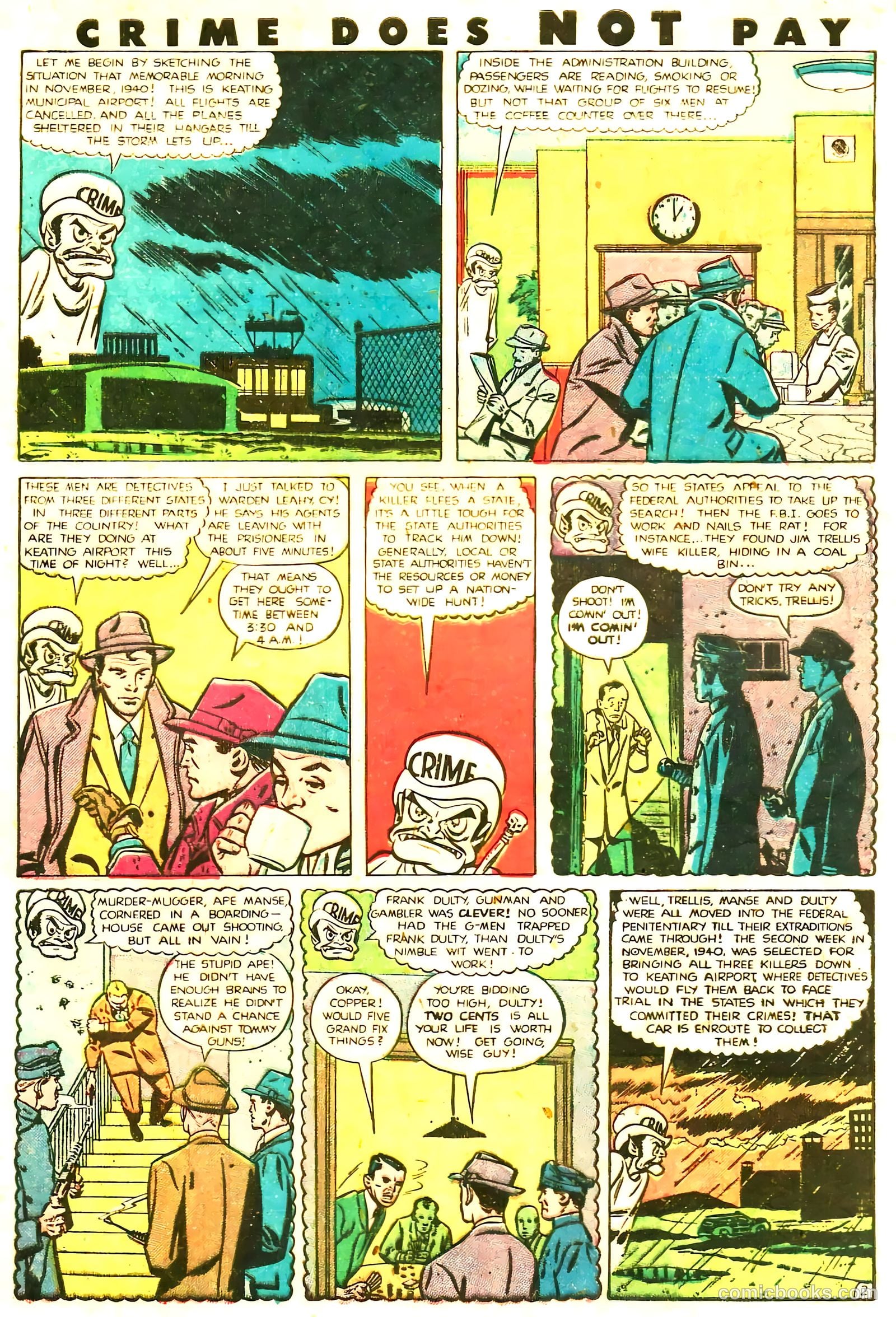 Crime Does Not Pay #85 (1950) — page 4