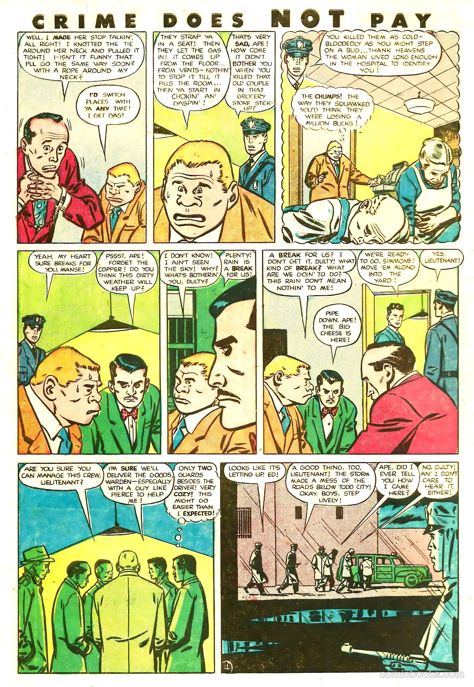 Crime Does Not Pay #85 (1950) — page 6