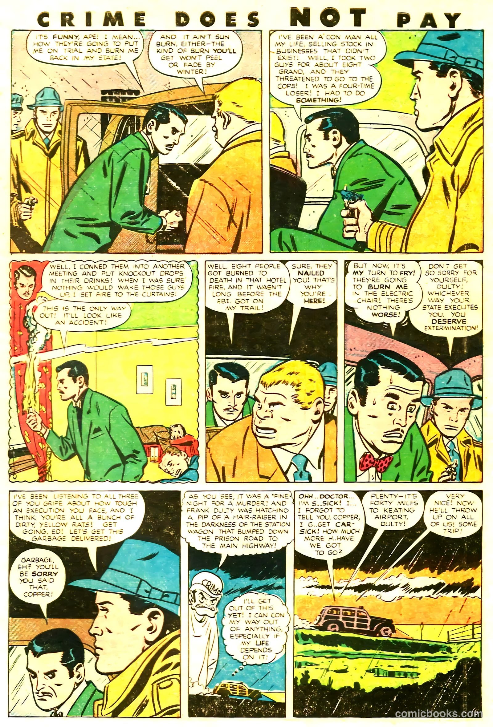 Crime Does Not Pay #85 (1950) — page 7