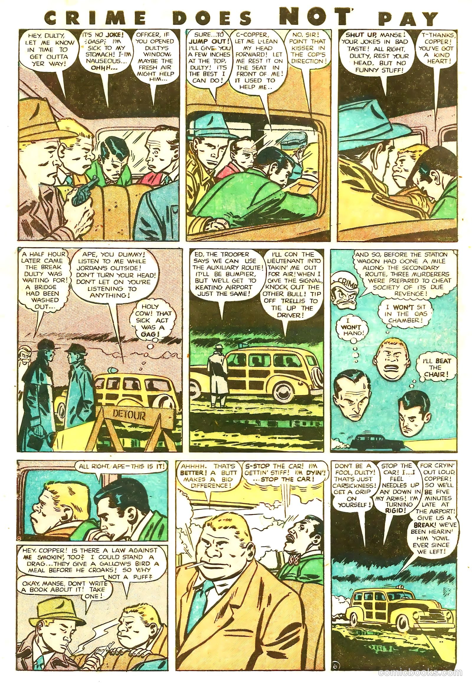 Crime Does Not Pay #85 (1950) — page 8