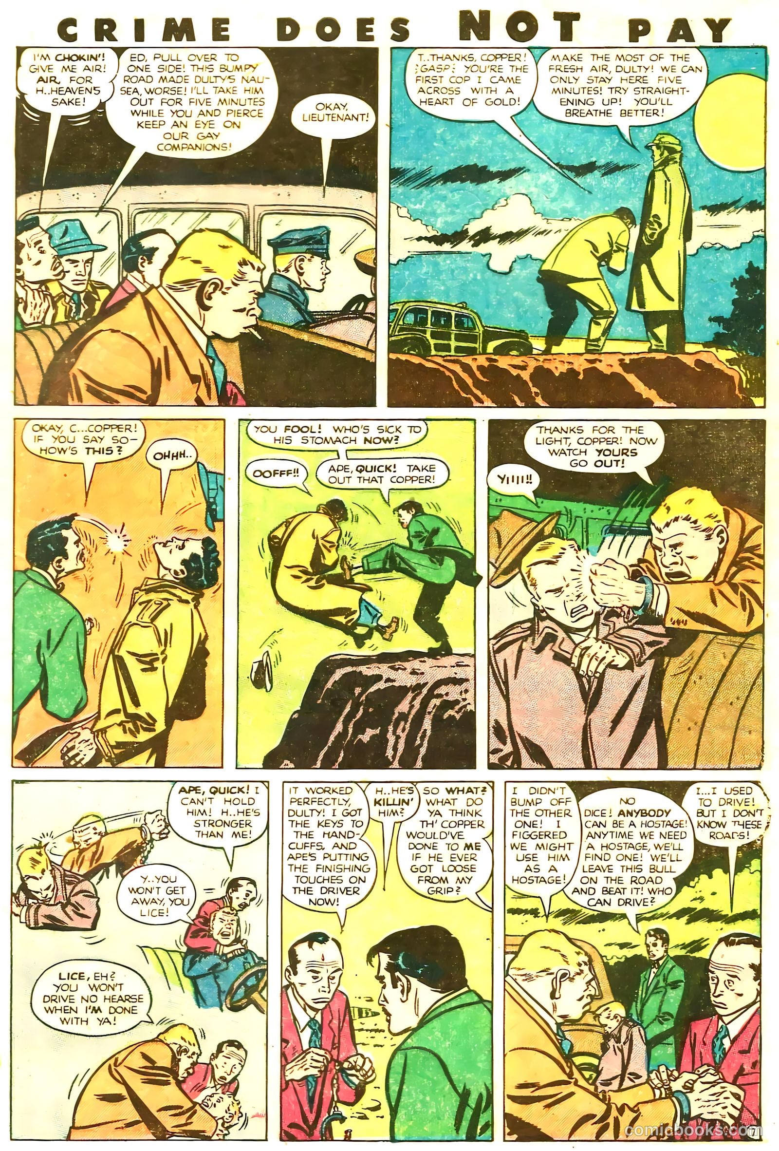 Crime Does Not Pay #85 (1950) — page 9