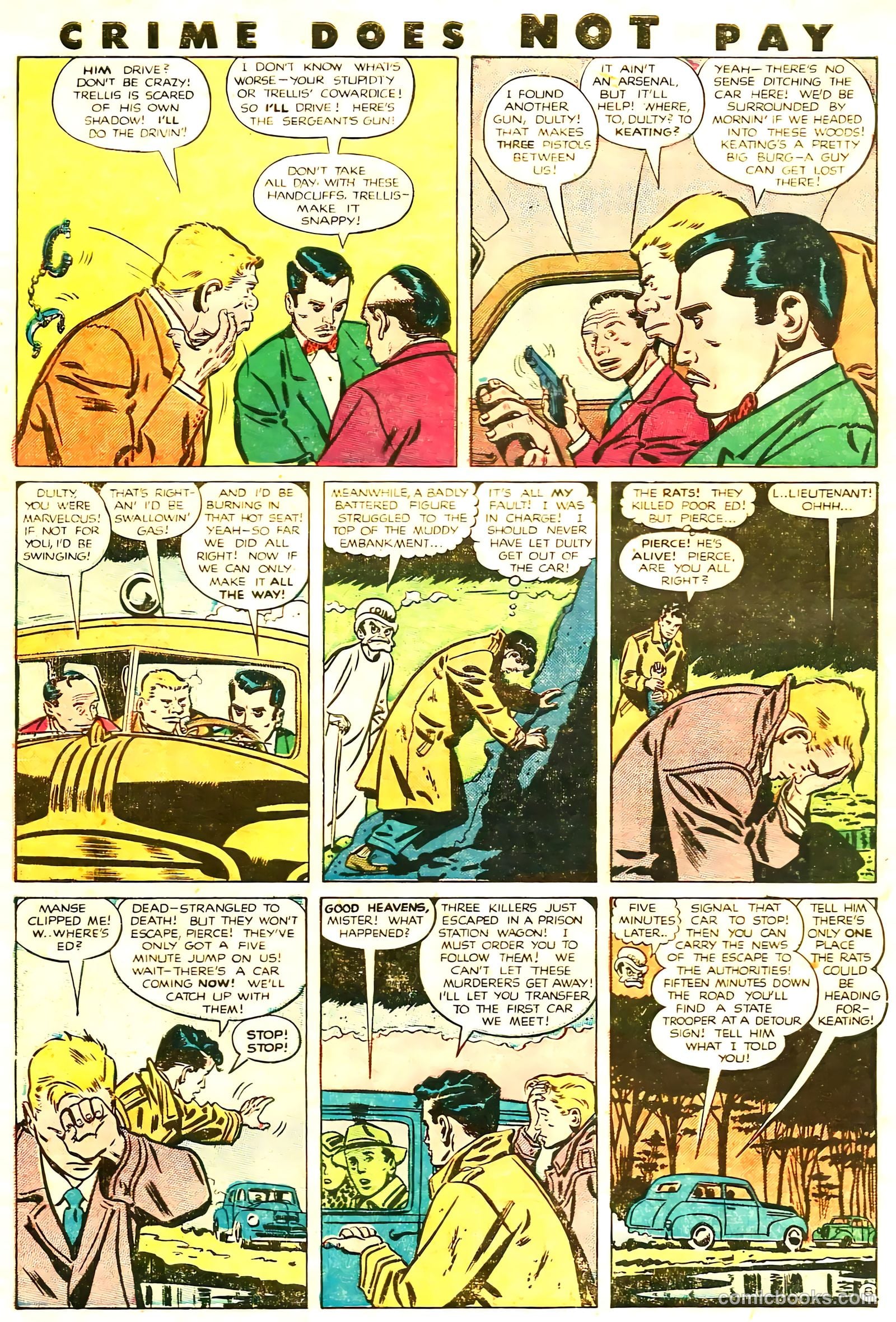 Crime Does Not Pay #85 (1950) — page 10
