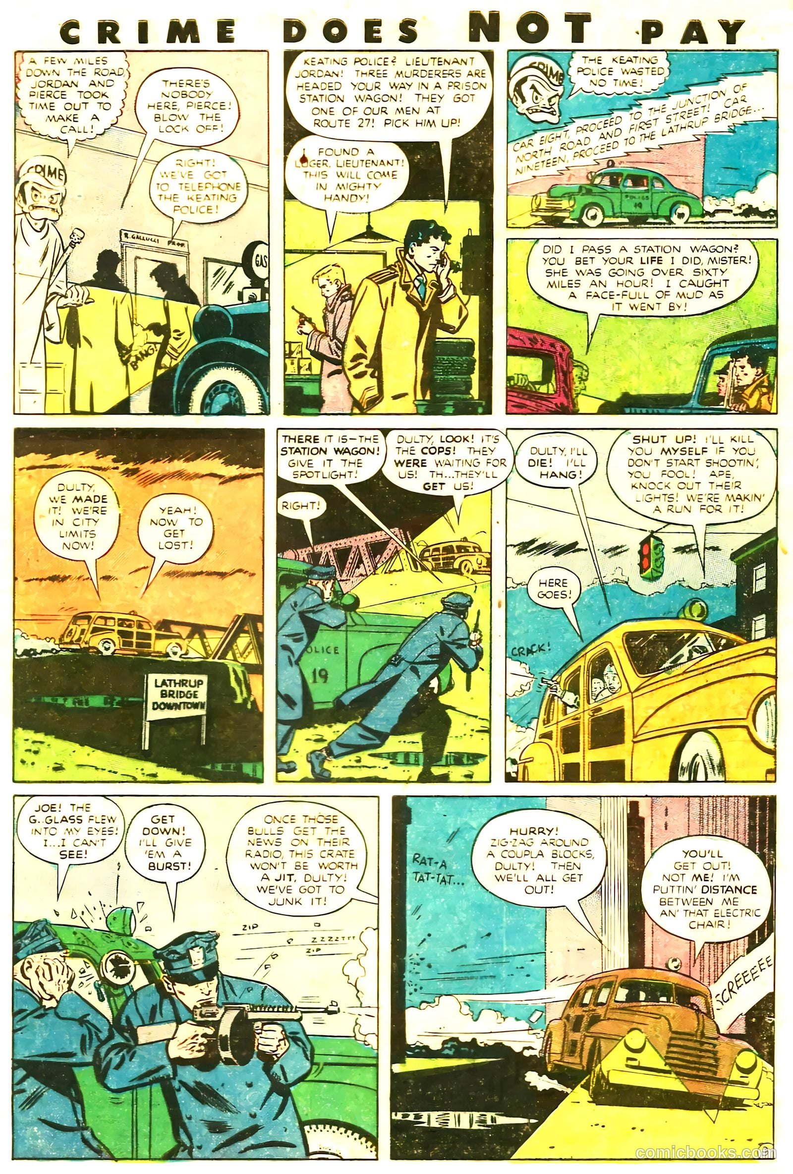 Crime Does Not Pay #85 (1950) — page 11